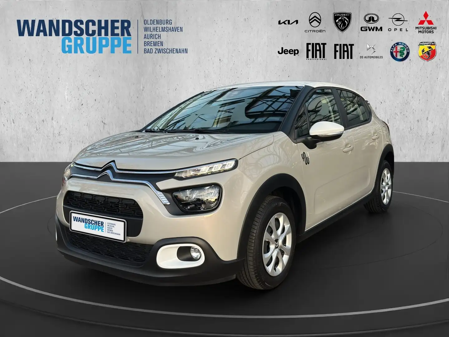 Citroen C3 YOU! 1.2 PT 83 KLIMA,NAV,LED,PDC,SpurH,CARPLAY Beige - 1