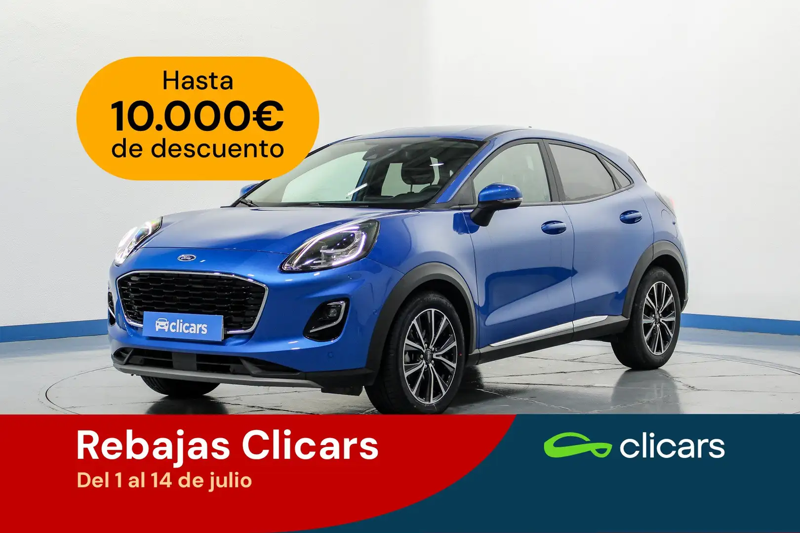 Ford Puma 1.0 EcoBoost MHEV Titanium Aut. 125 Azul - 1