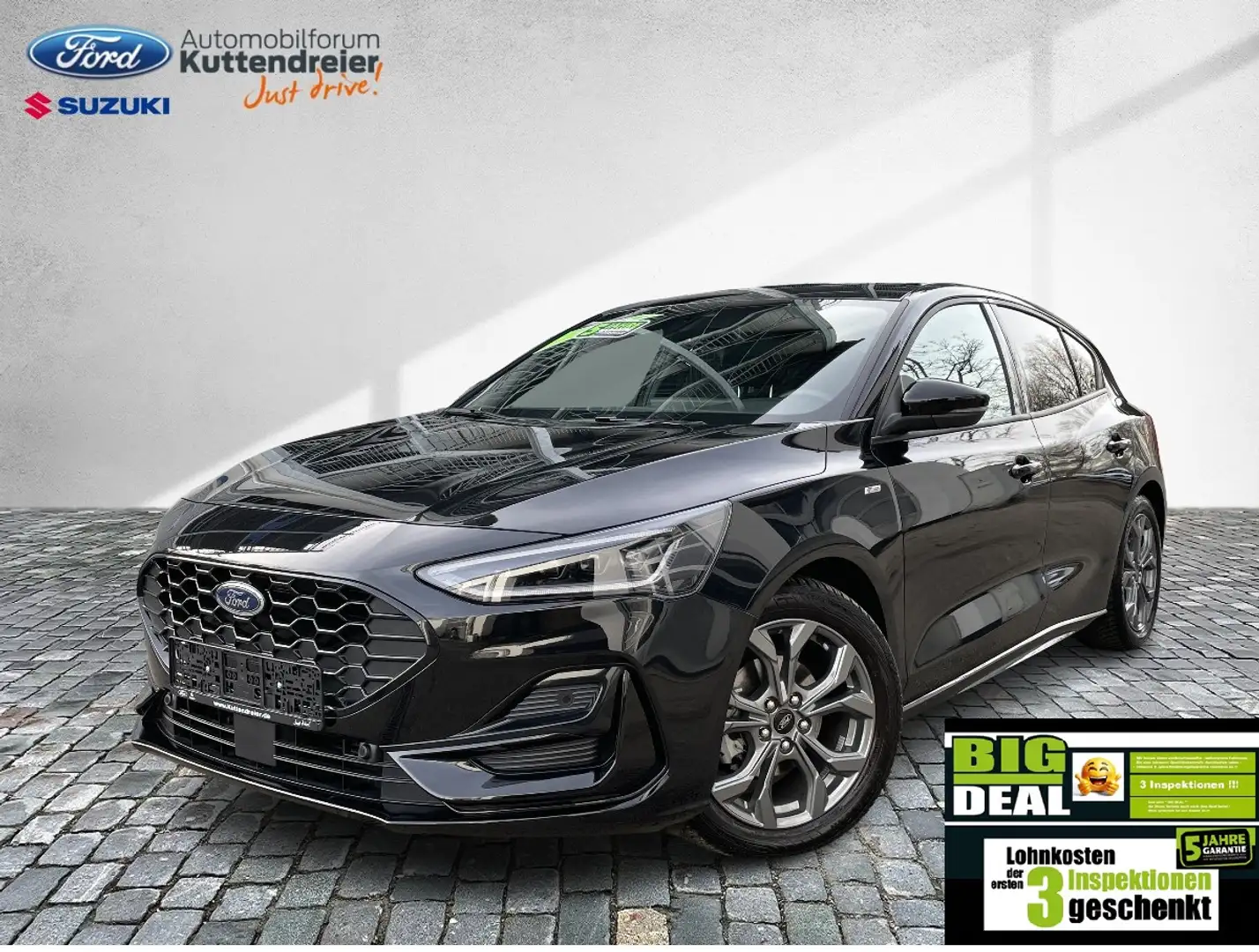 Ford Focus ST-Line X Glasdach Voll-LED Navi Kamera SHZ Schwarz - 2