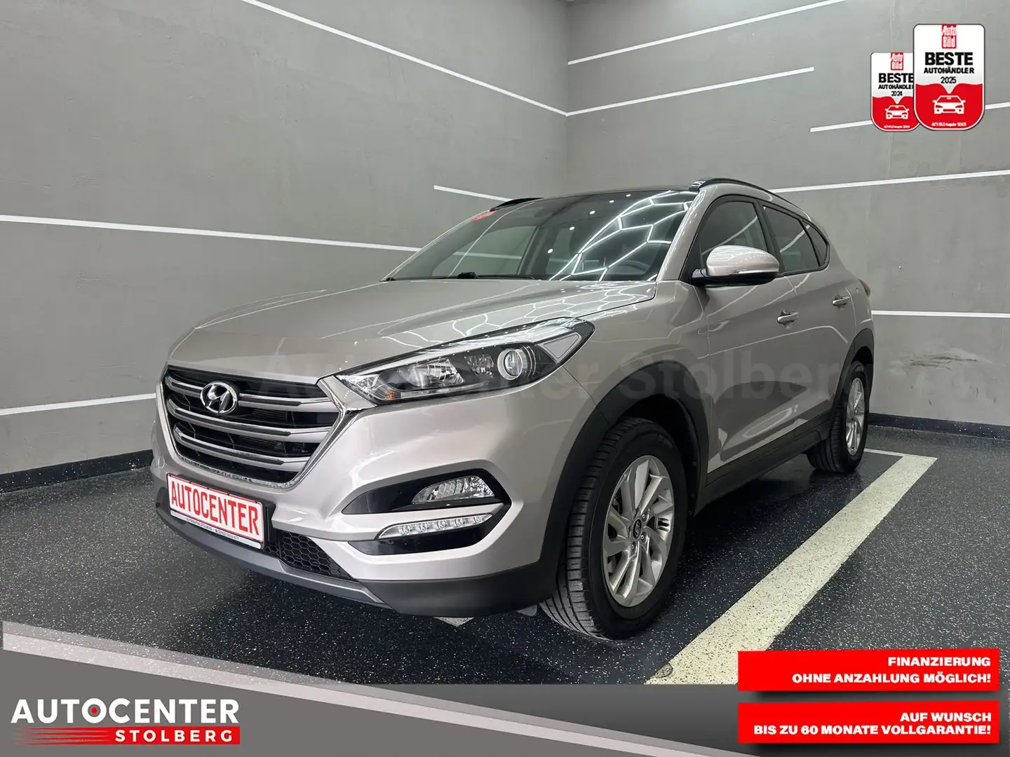 Hyundai TUCSON Trend 2WD "PANO-NAVI-SITZH-CAM-ALU" Gold - 1