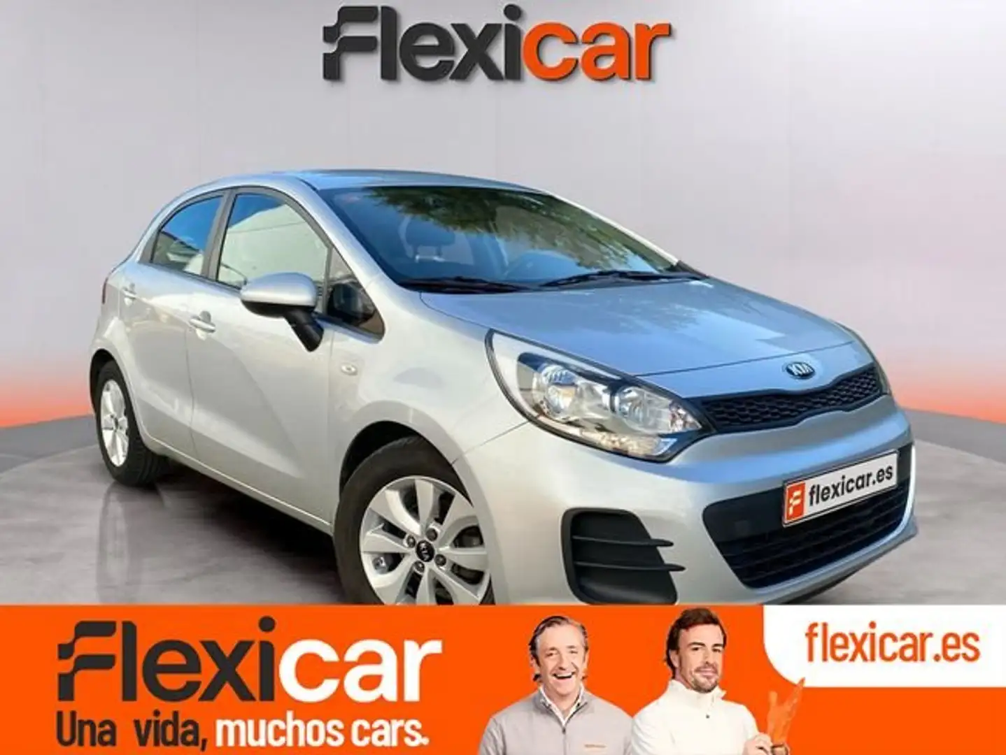 Kia Rio 1.2 CVVT Tech Gris - 1