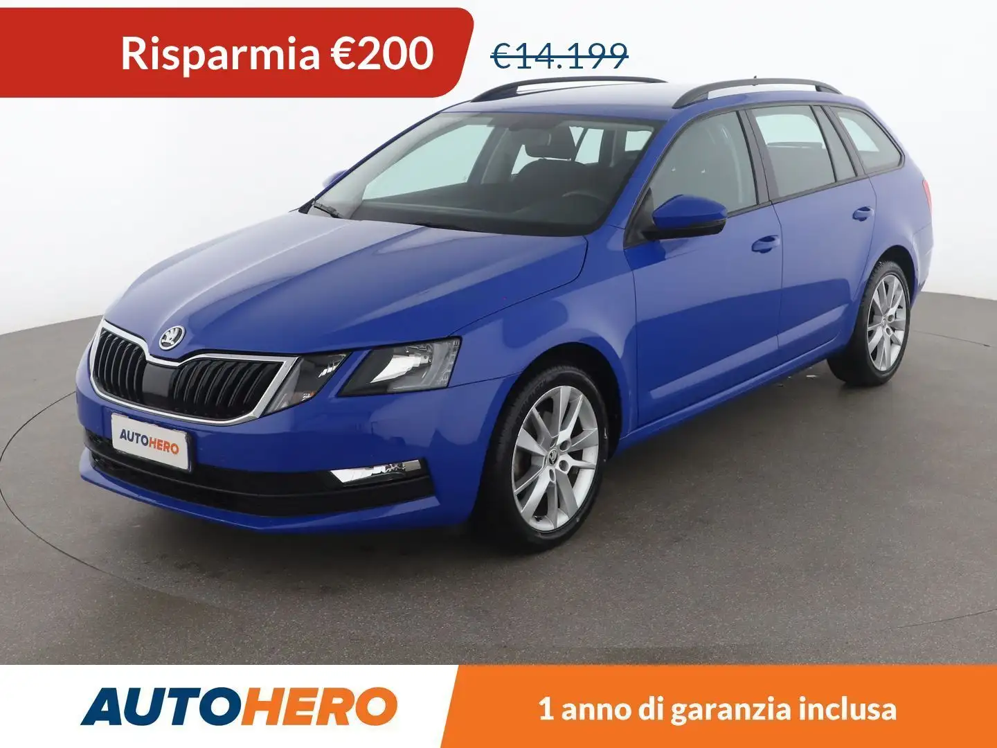 Skoda Octavia 1.0 TSI Executive Wagon Синій - 1