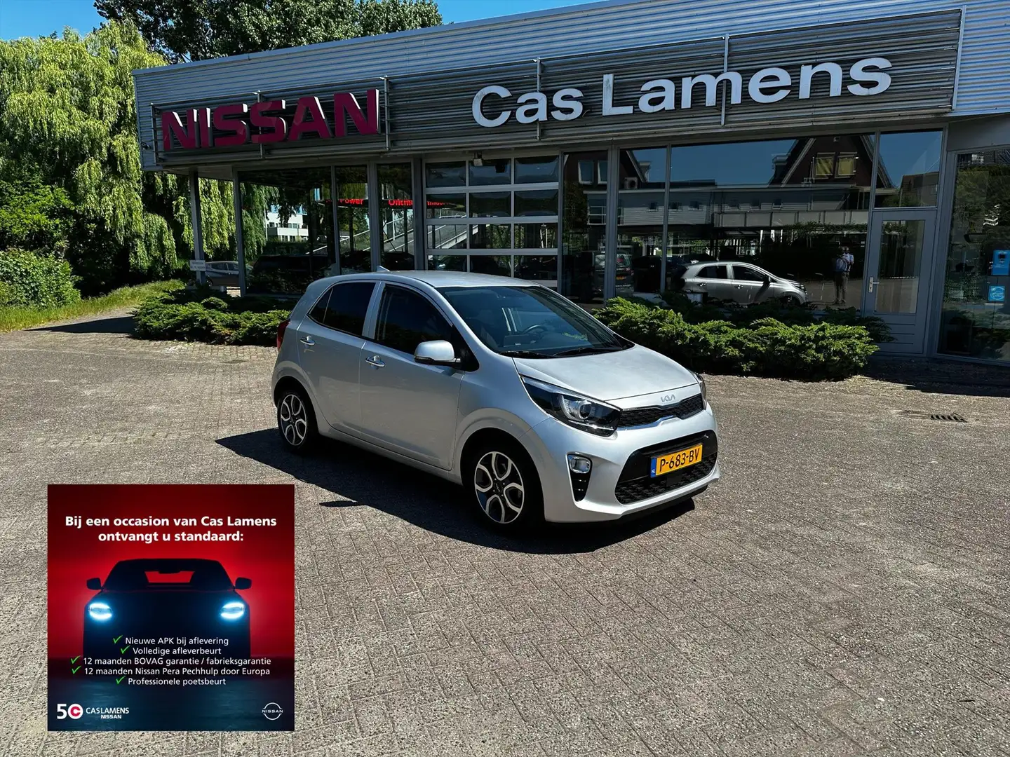 Kia Picanto 1.0 DPi 67pk 4-zits DynamicPlusLine Grijs - 1