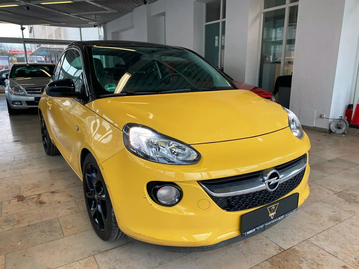 Opel Adam 1.4 Slam /18tkm/1.Hd./Led./Sterne/Navi/PDC Gelb - 1