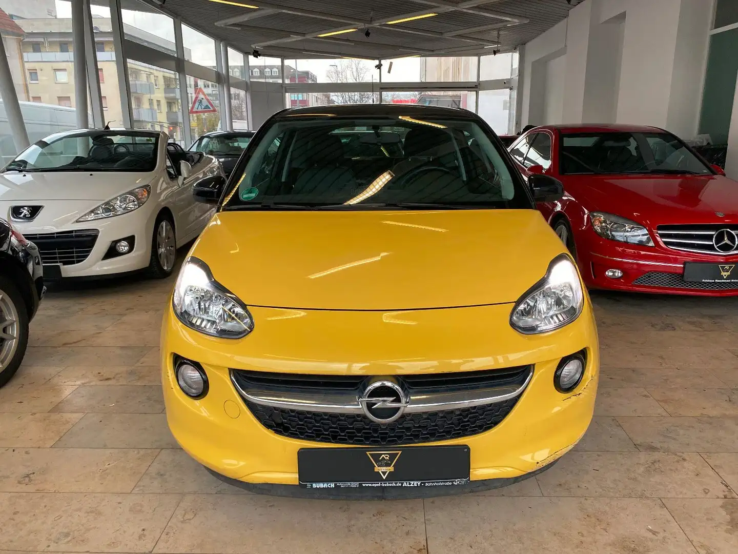 Opel Adam 1.4 Slam /18tkm/1.Hd./Led./Sterne/Navi/PDC Gelb - 2