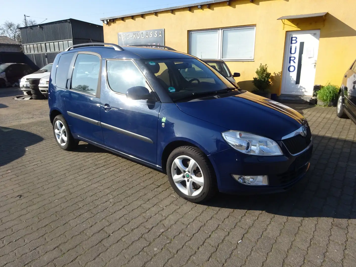Skoda Roomster 1.2 TDI  Euro5 Tüv 6/25 Klima Tempomat Blau - 1