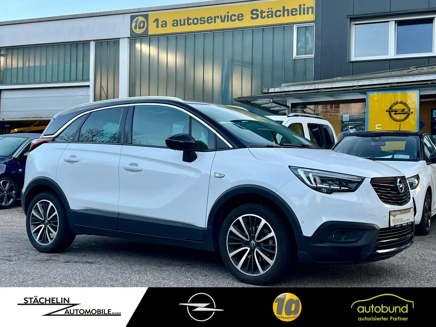 Opel Crossland X 1.2T AUT. Ultimate,PANO,S&LHZ,RKAM Weiß - 1