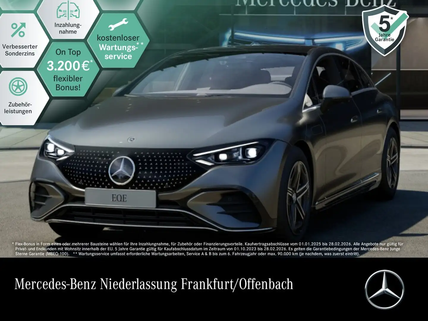 Mercedes-Benz EQE 300 EQE 350 4MATIC AMG Burmester 3D Fahrass 360° Pano Gris - 1