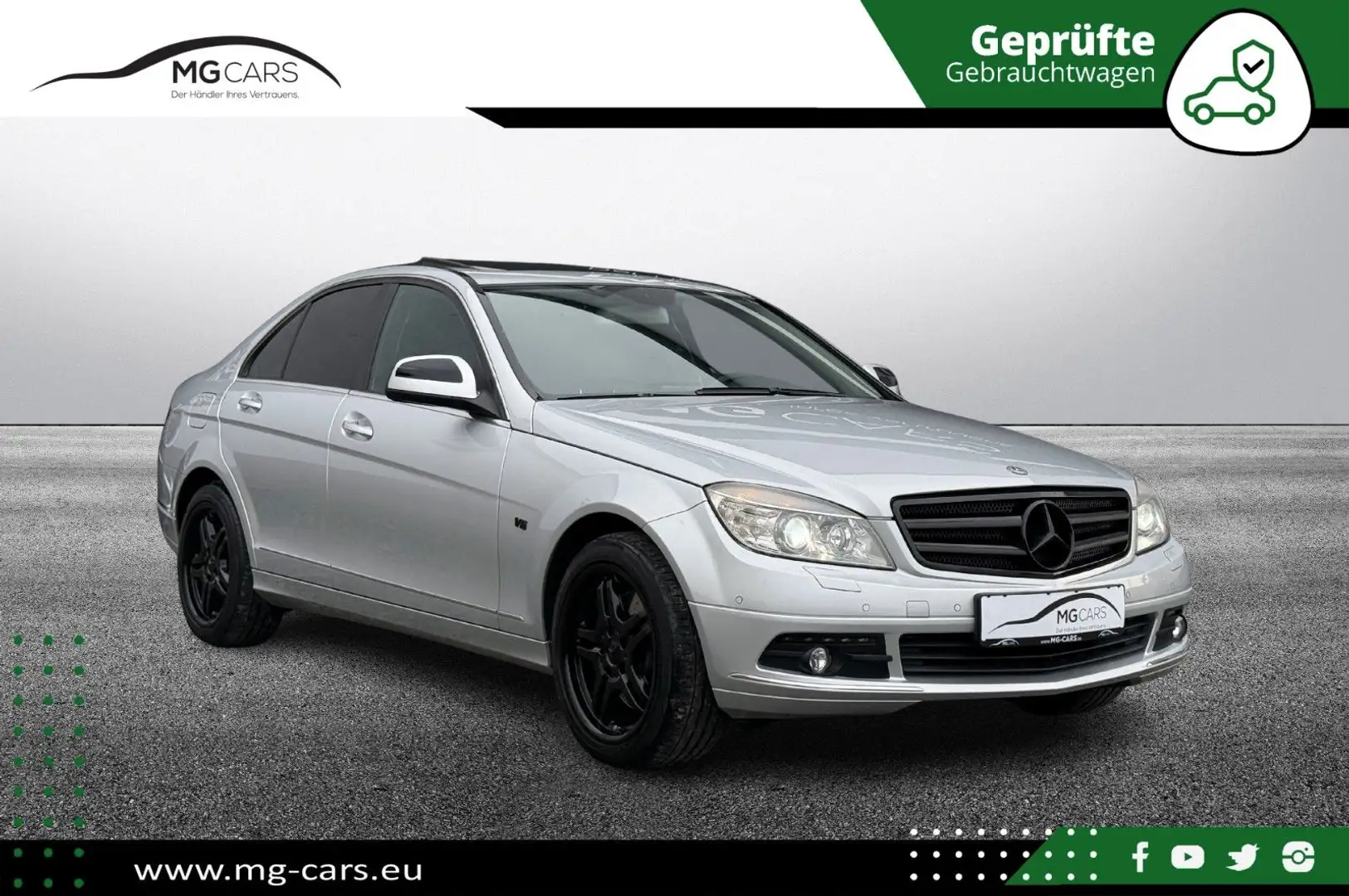 Mercedes-Benz C 350 ~Leder~Navi~Xenon~BrabusAuspuff.~AMG-Felgen Silber - 1
