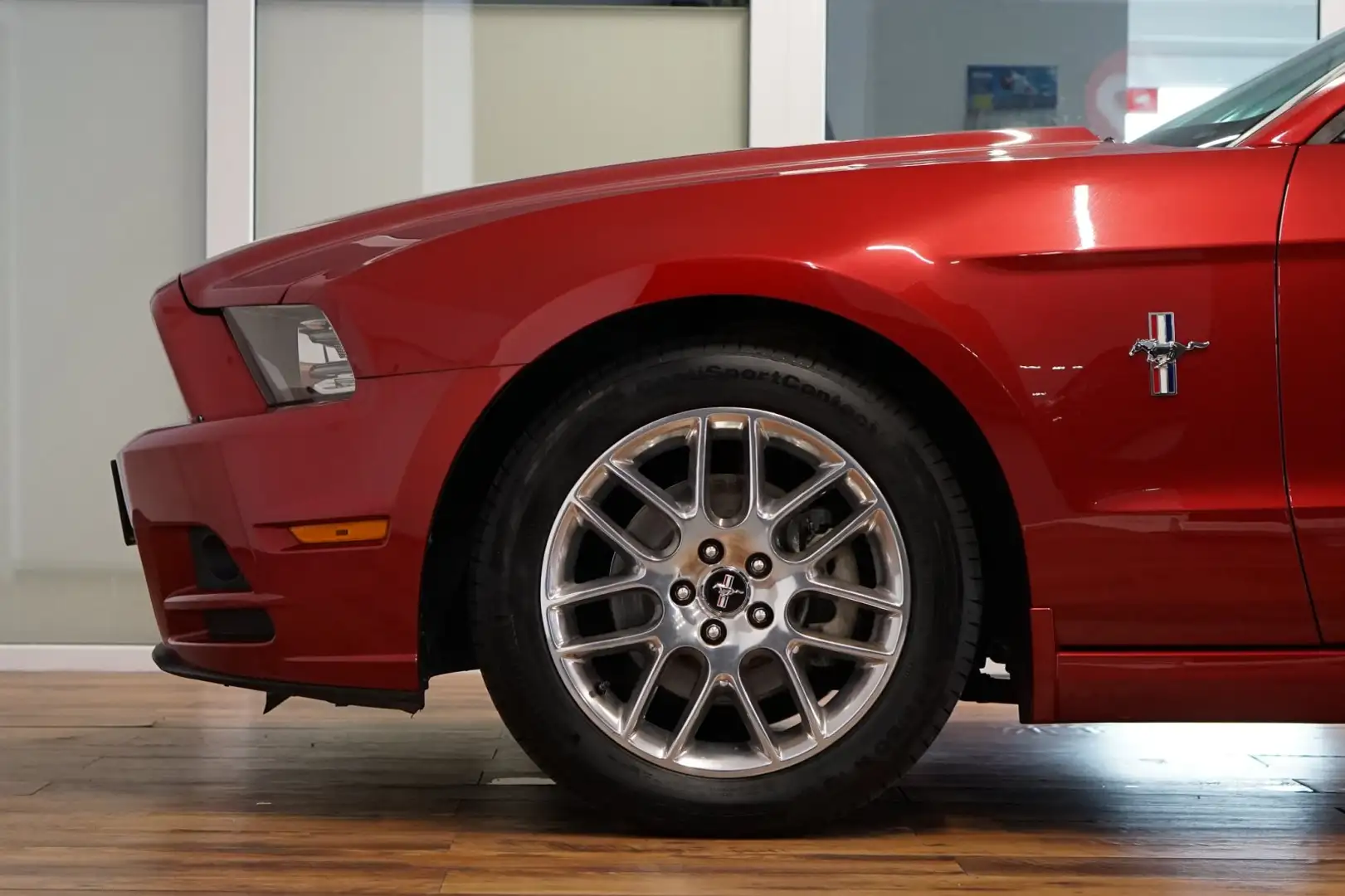 Ford Mustang 3.7 V6 Convertible|BI-XENON|AUTOMATIK|LEDER Rot - 2