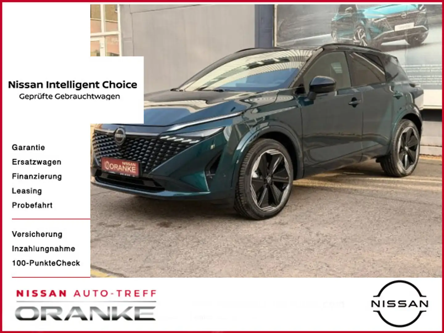 Nissan Qashqai 1.5 VC-T e-Power N-Design*20 Zoll*MJ26 Grün - 1