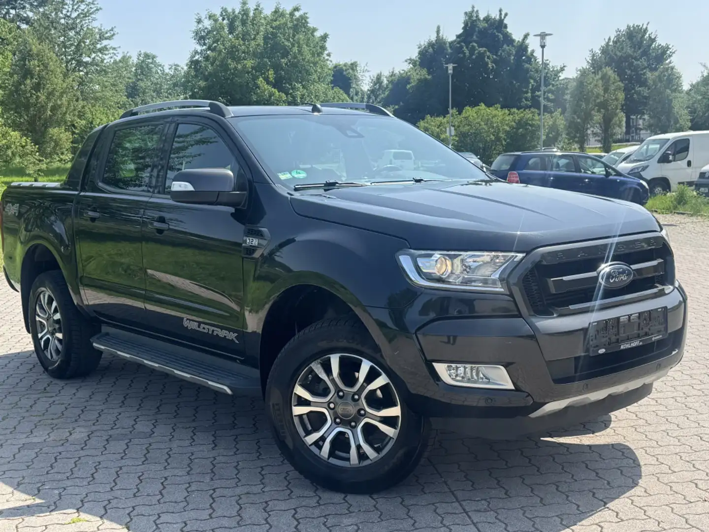 Ford Ranger Wildtrak Doppelkabine 4x4   Abstandstemp Schwarz - 2