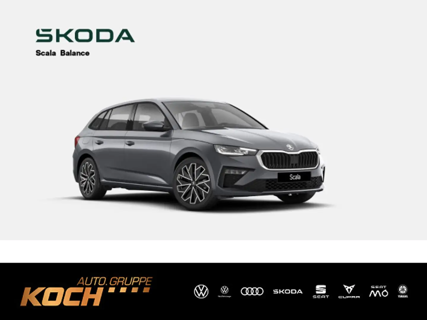 Skoda Scala Tour 1.0 TSI*DSG*NAVI*AHK*ACC*LED*RFK* Grau - 1