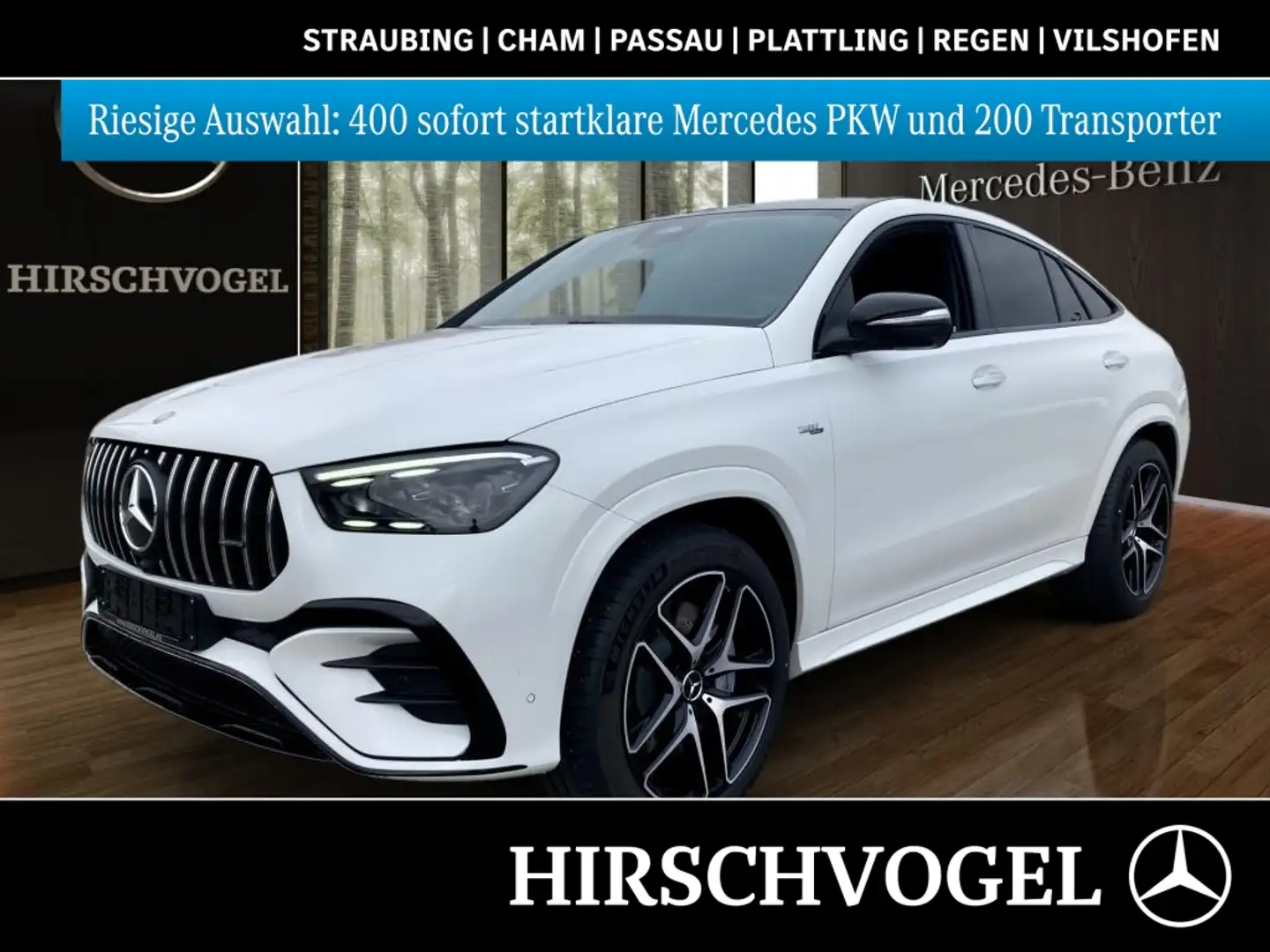 Mercedes-Benz GLE 53 AMG 4M+ Night+Pano+AHK+DISTRO+HUP+KEYLESS Blanc - 1