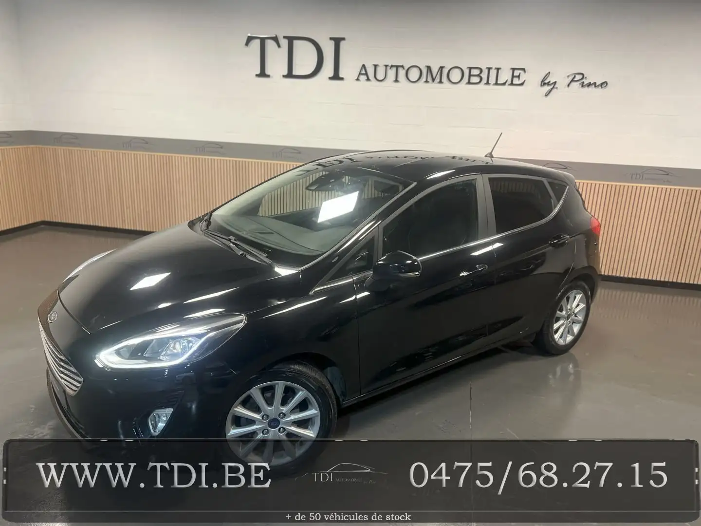 Ford Fiesta Fiesta 1.1i Titanium (EU6.2)*5 Portes*Airco*✔ Schwarz - 1