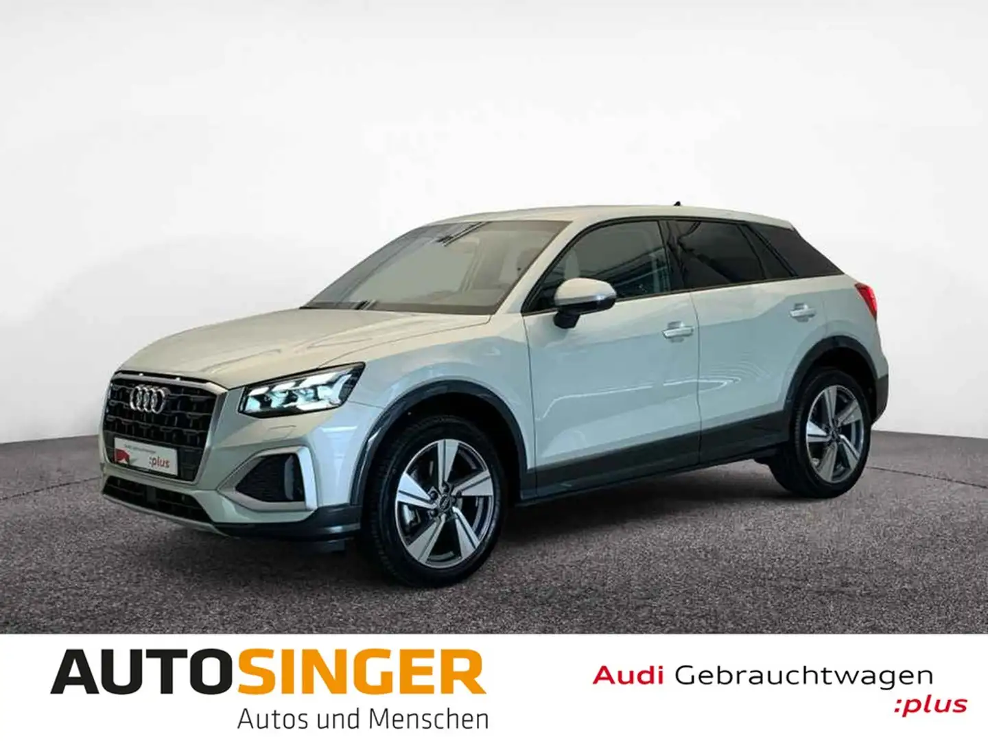 Audi Q2 advanced 35 TDI S tronic *AHK*NAVI*Matrix*ACC*18" Silber - 1