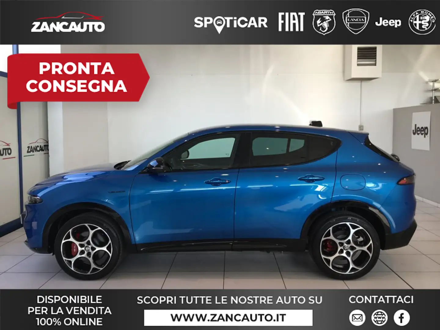 Alfa Romeo Tonale 1.3 280 CV PHEV AT6 Q4 Veloce MY24 Blu/Azzurro - 1