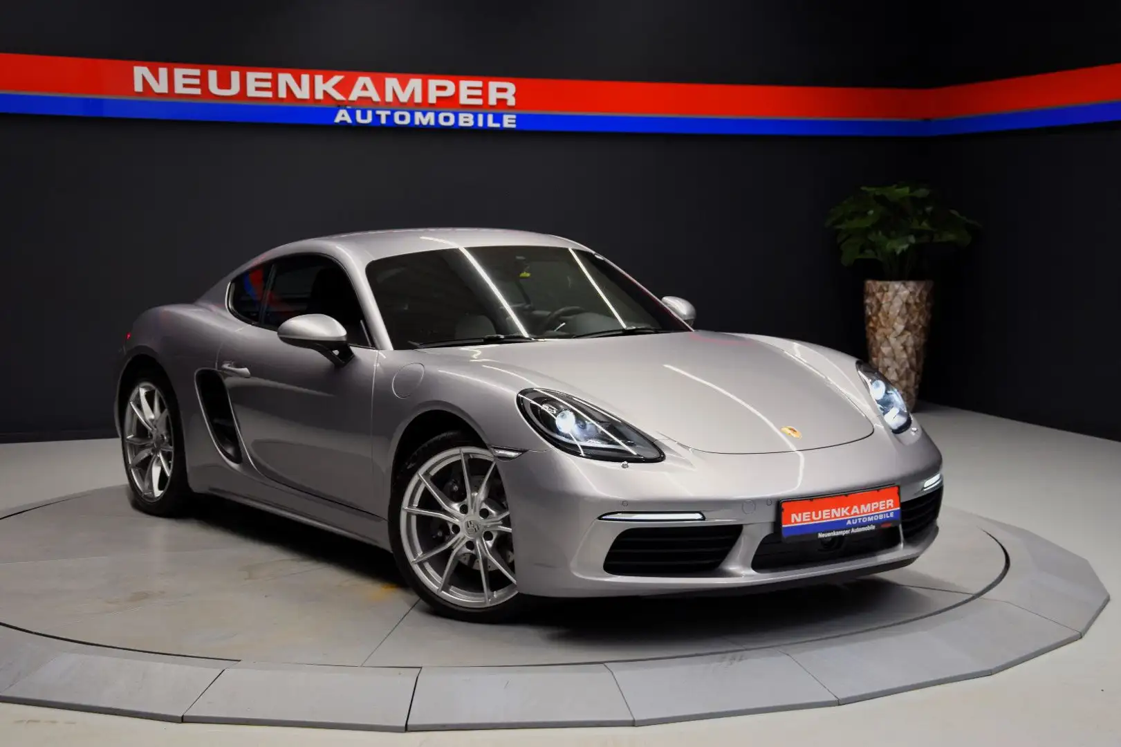 Porsche Cayman 718 Cayman Sport-AGA PDLS Leder-Paket BOSE ACC Silber - 1