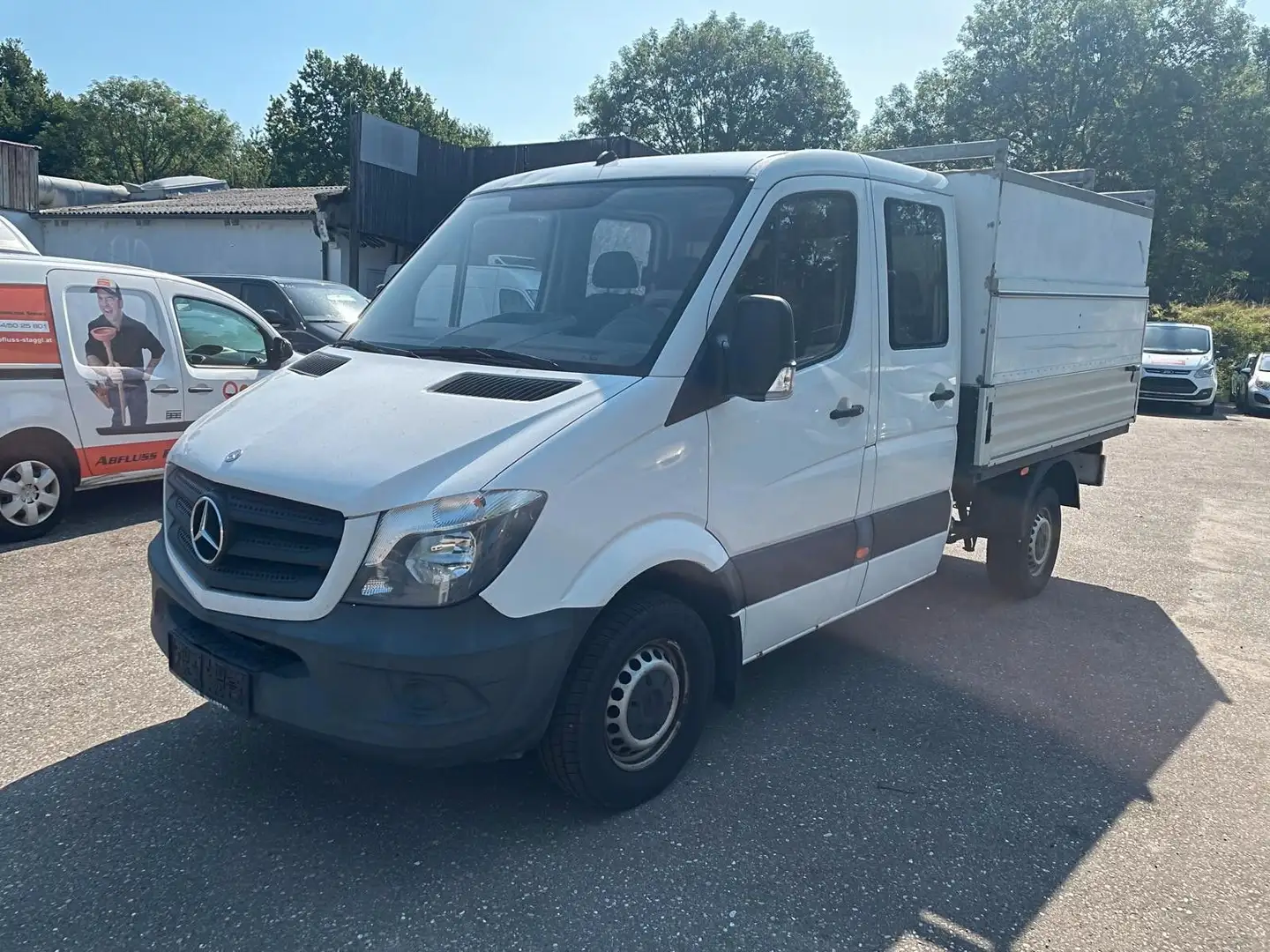 Mercedes-Benz Sprinter II Pritsche DoKa 313 CDI Weiß - 1