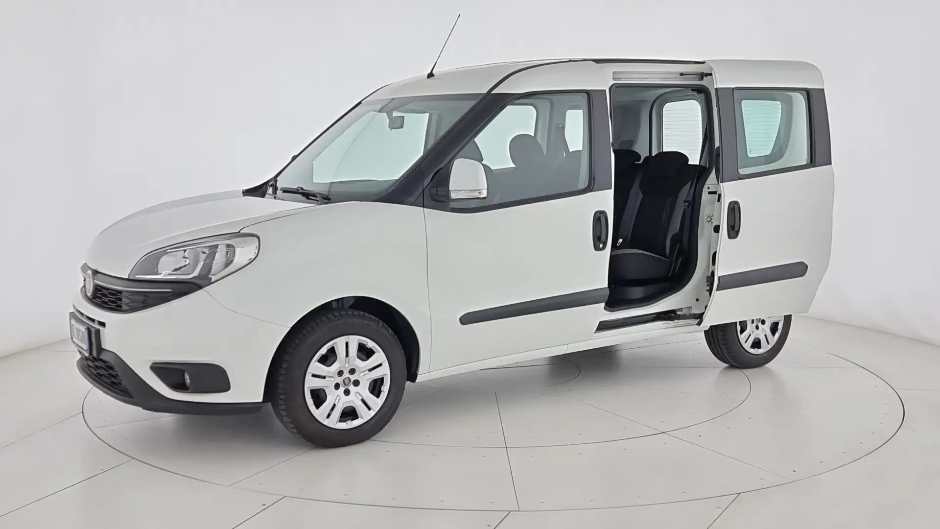 Fiat Doblo 1.3 MJT PC Combi N1 SX Weiß - 2