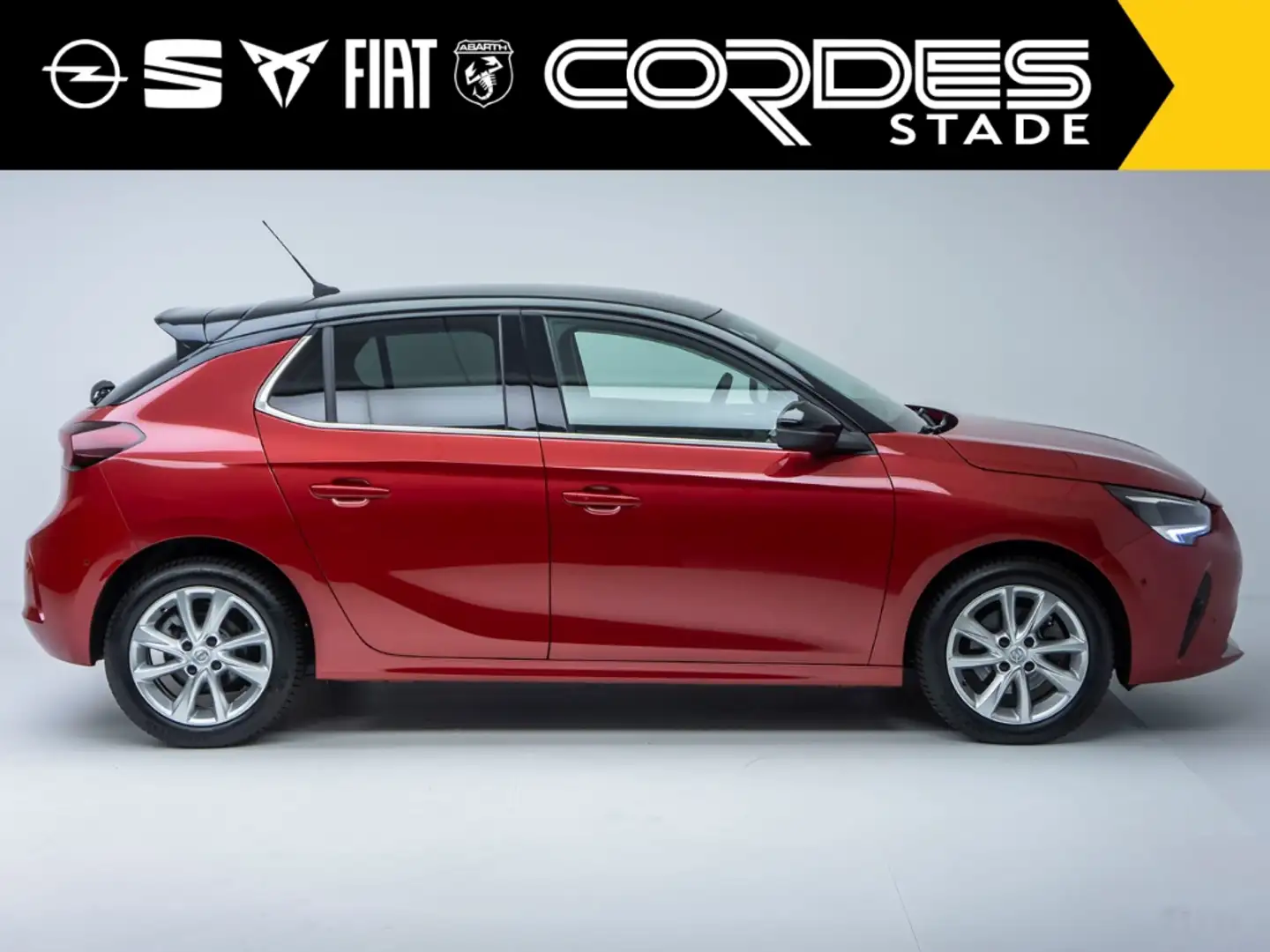 Opel Corsa F Elegance 1.2 Turbo Rückfahrkam. Allwetter Autom. Rood - 2