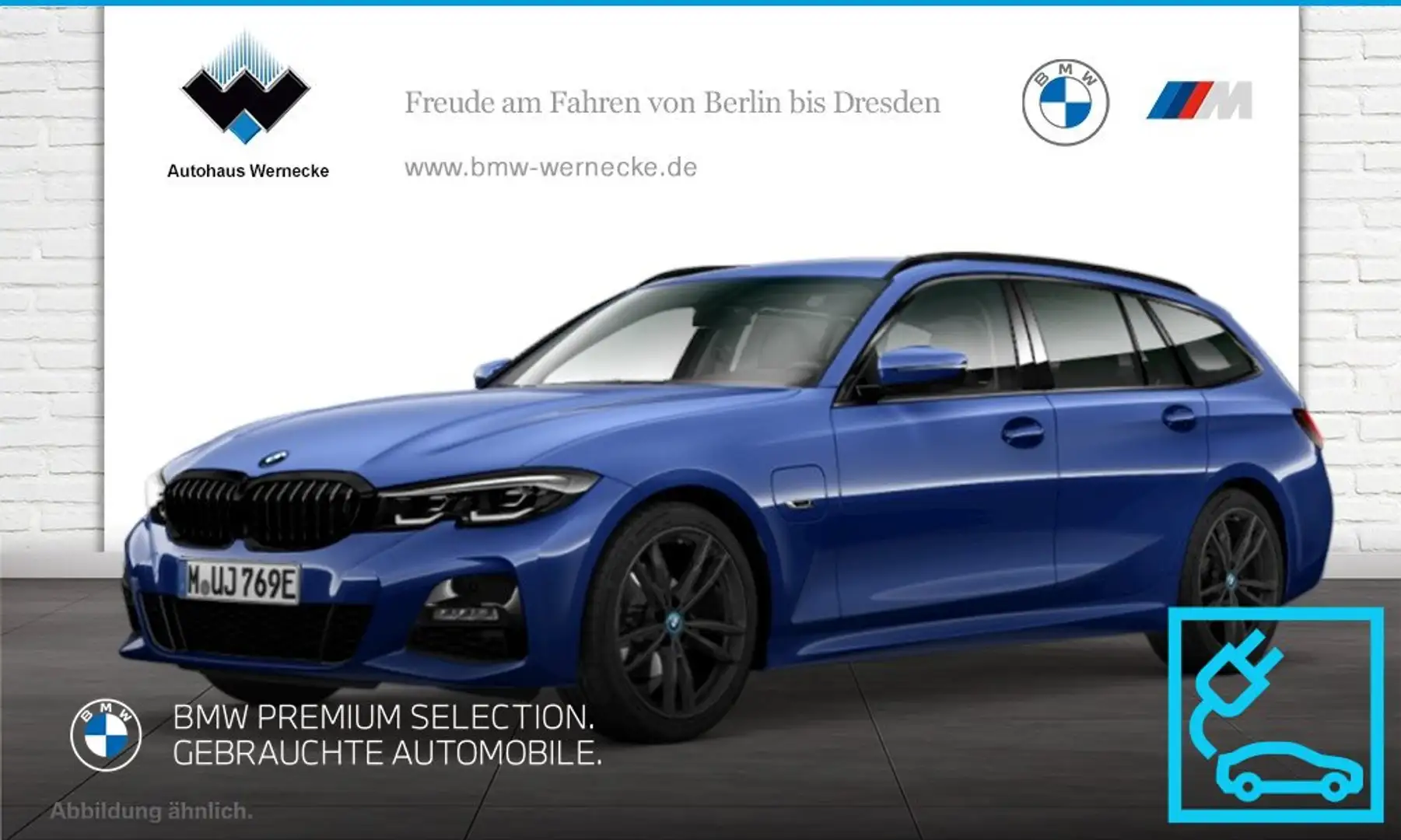 BMW 330 e xDrive Touring M Sport HiFi DAB LED WLAN Blauw - 1