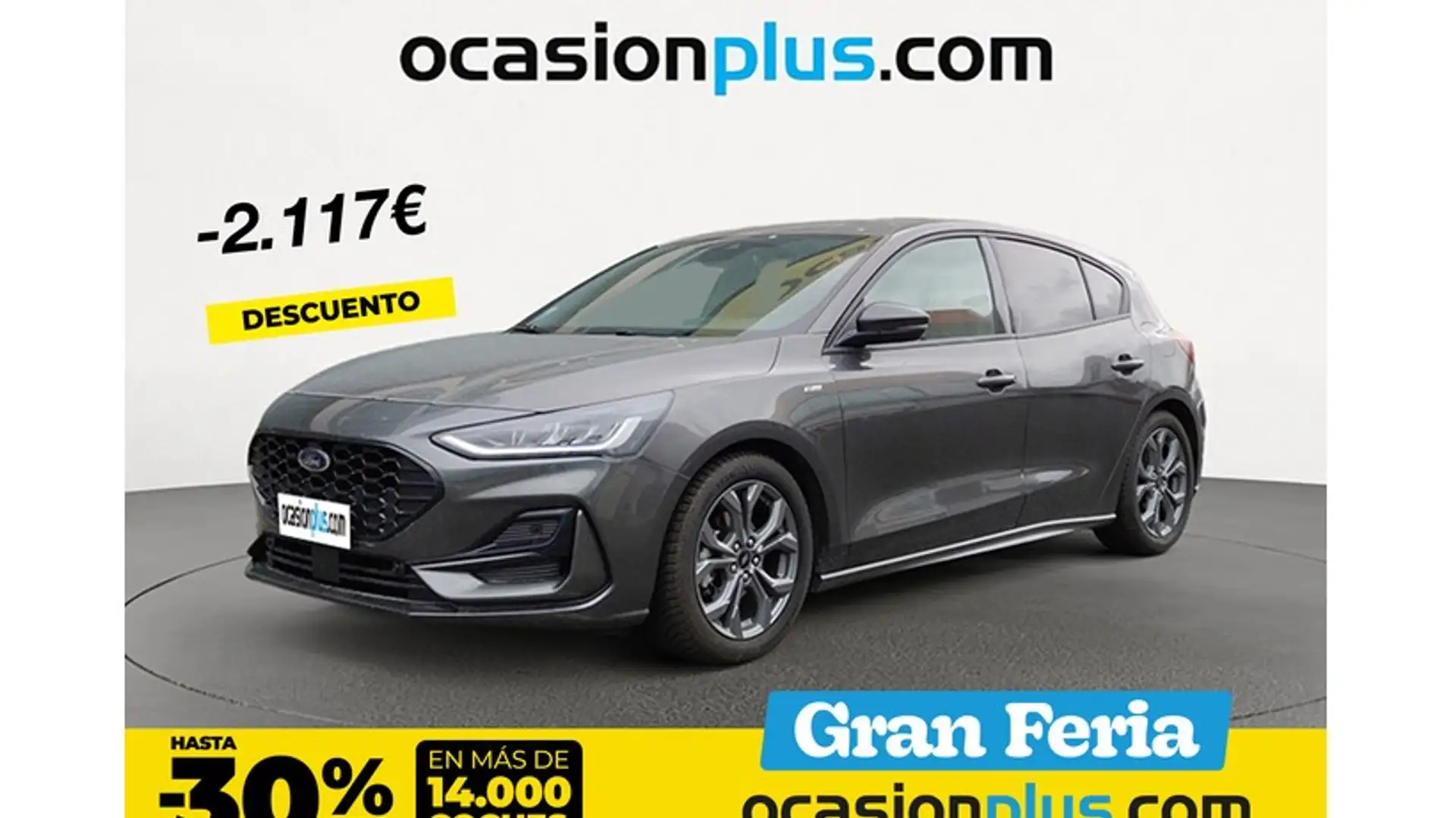 Ford Focus 1.5 Ecoblue ST-Line 115 Aut. Gris - 1