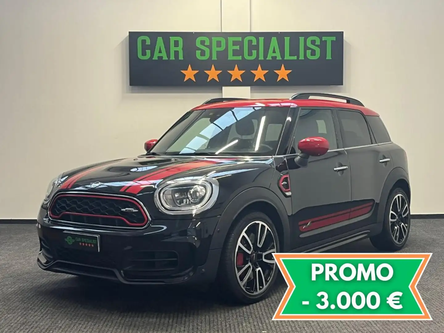 MINI John Cooper Works Countryman 2.0 ALL4 SERVICE MINI Zwart - 1