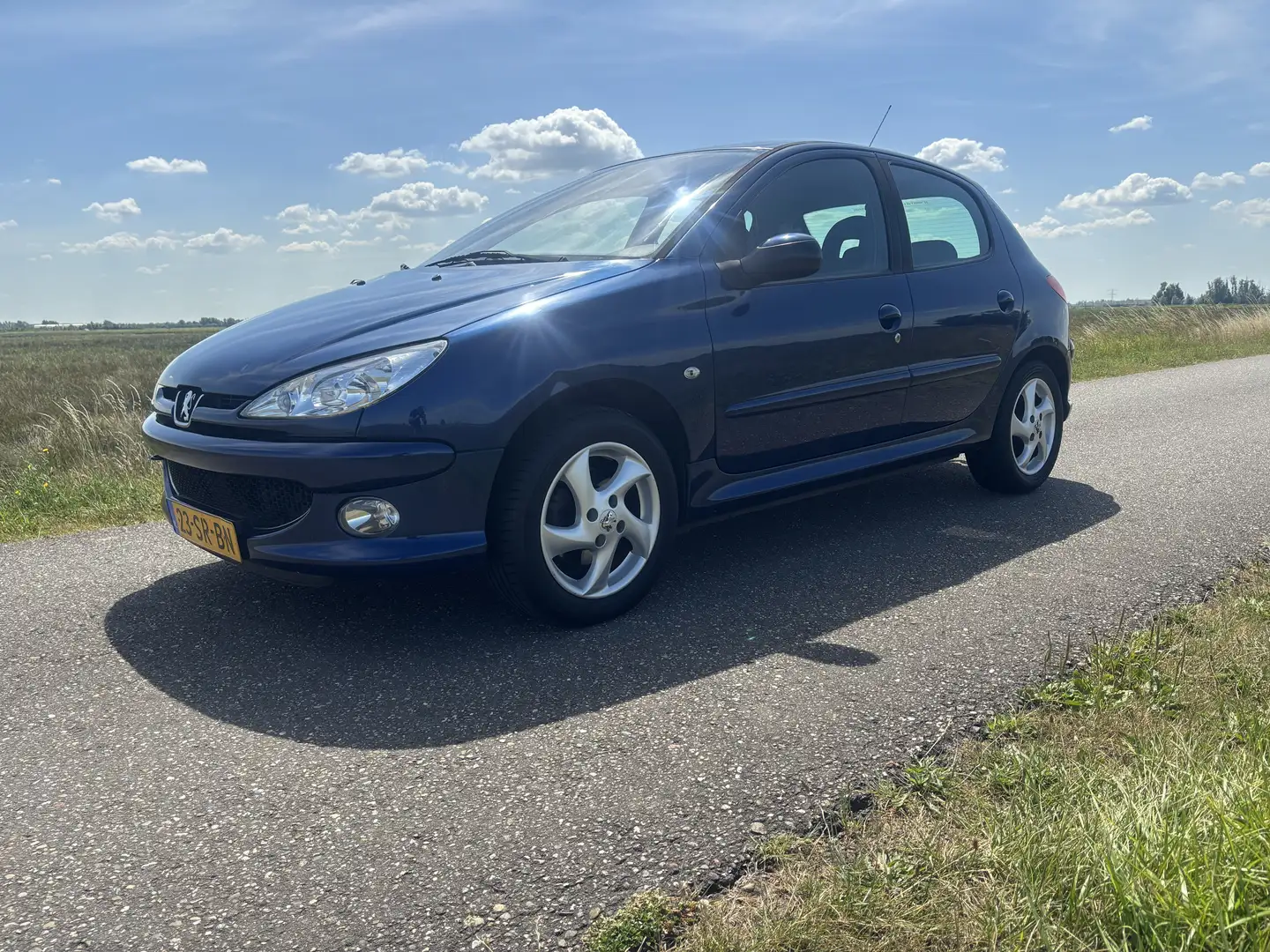Peugeot 206 1.6-16V Air-line 3 LAGEKM86000 AUTOMAAT CLIMA 100% Blauw - 2