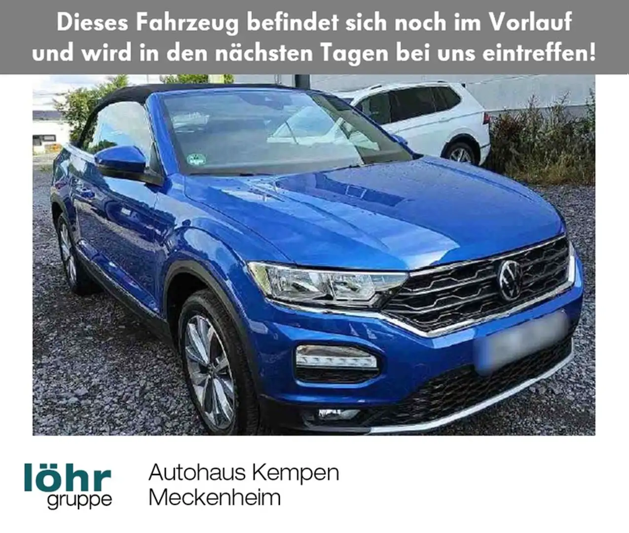 Volkswagen T-Roc Cabriolet (AC7)(12.2019->2021) Style 17" KAMERA... Blau - 1
