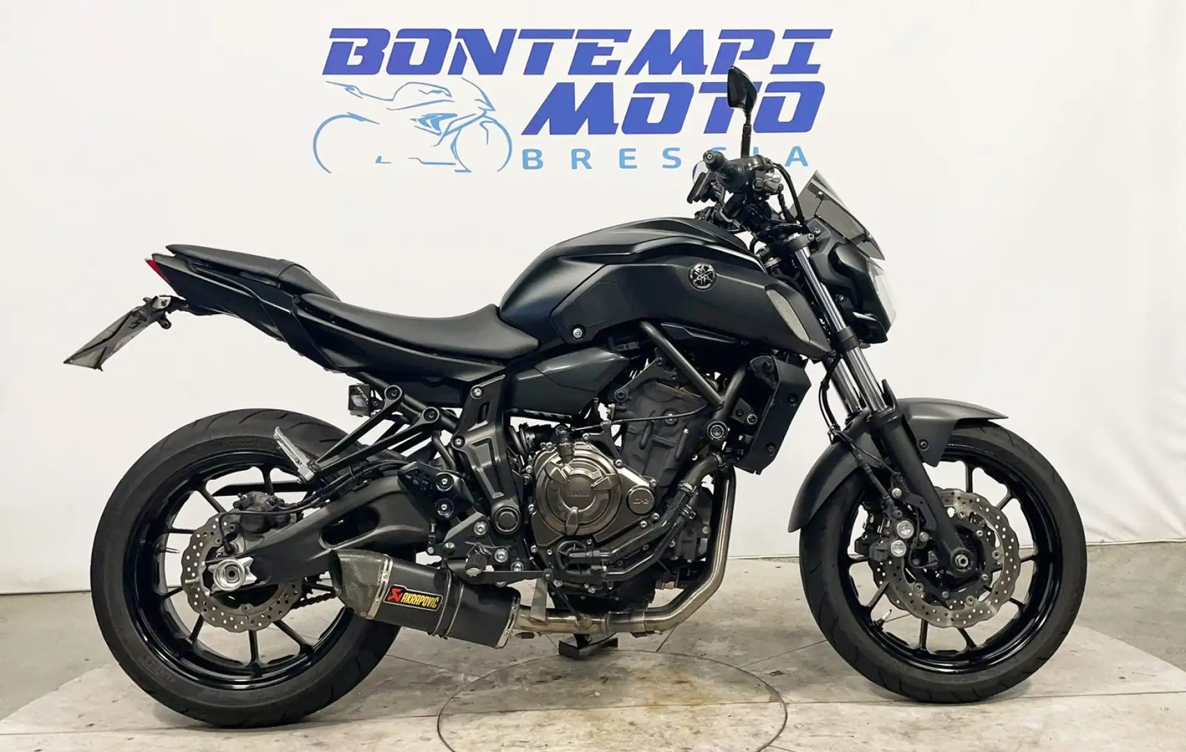 Yamaha MT-07 2018 - DEPOTENZIATA 35 KW - PAT A2 + AKRAPOVIC Nero - 1