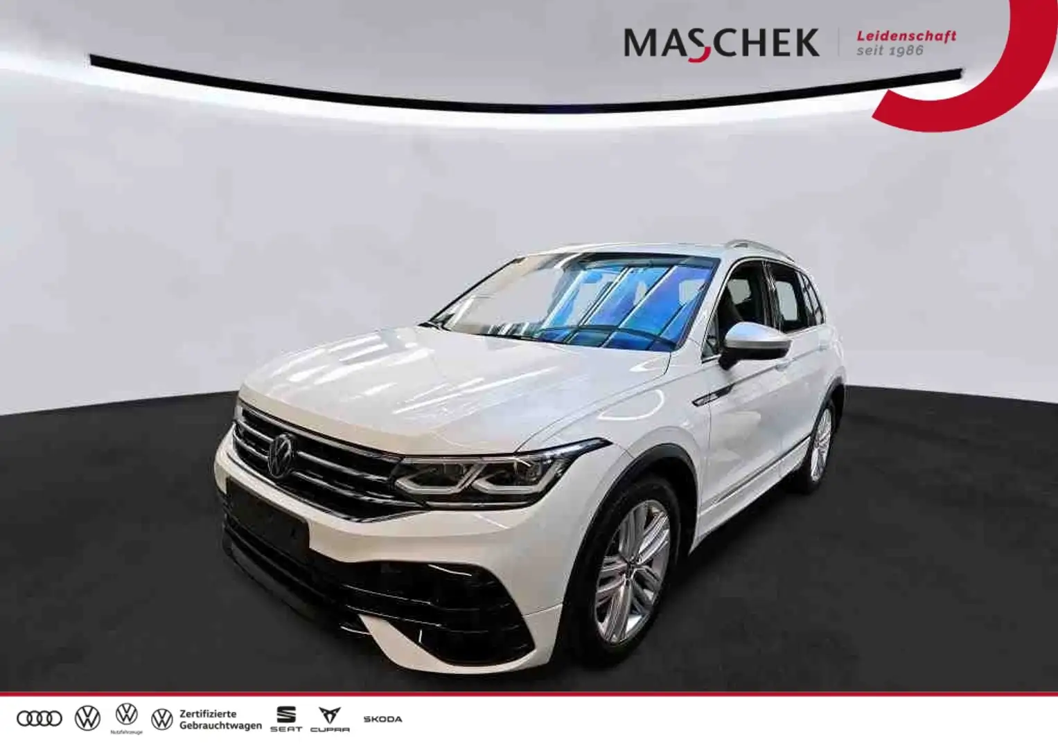Volkswagen Tiguan R *Sonderleasing* Pano LM21 360° Pano 360 Weiß - 1