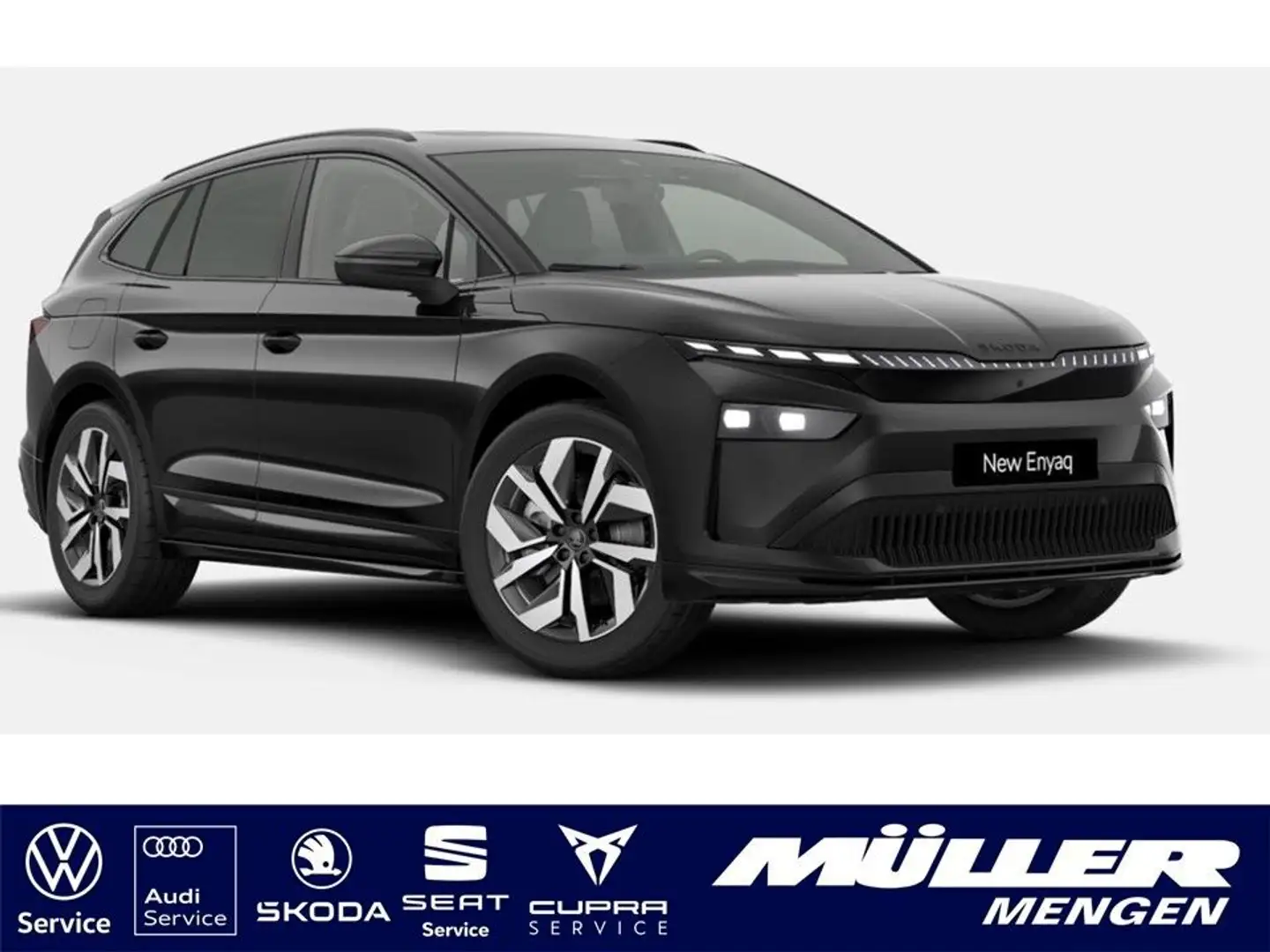 Skoda Enyaq 85x Sportline NEUES MODELL Maxx|Pano|AHK Schwarz - 1