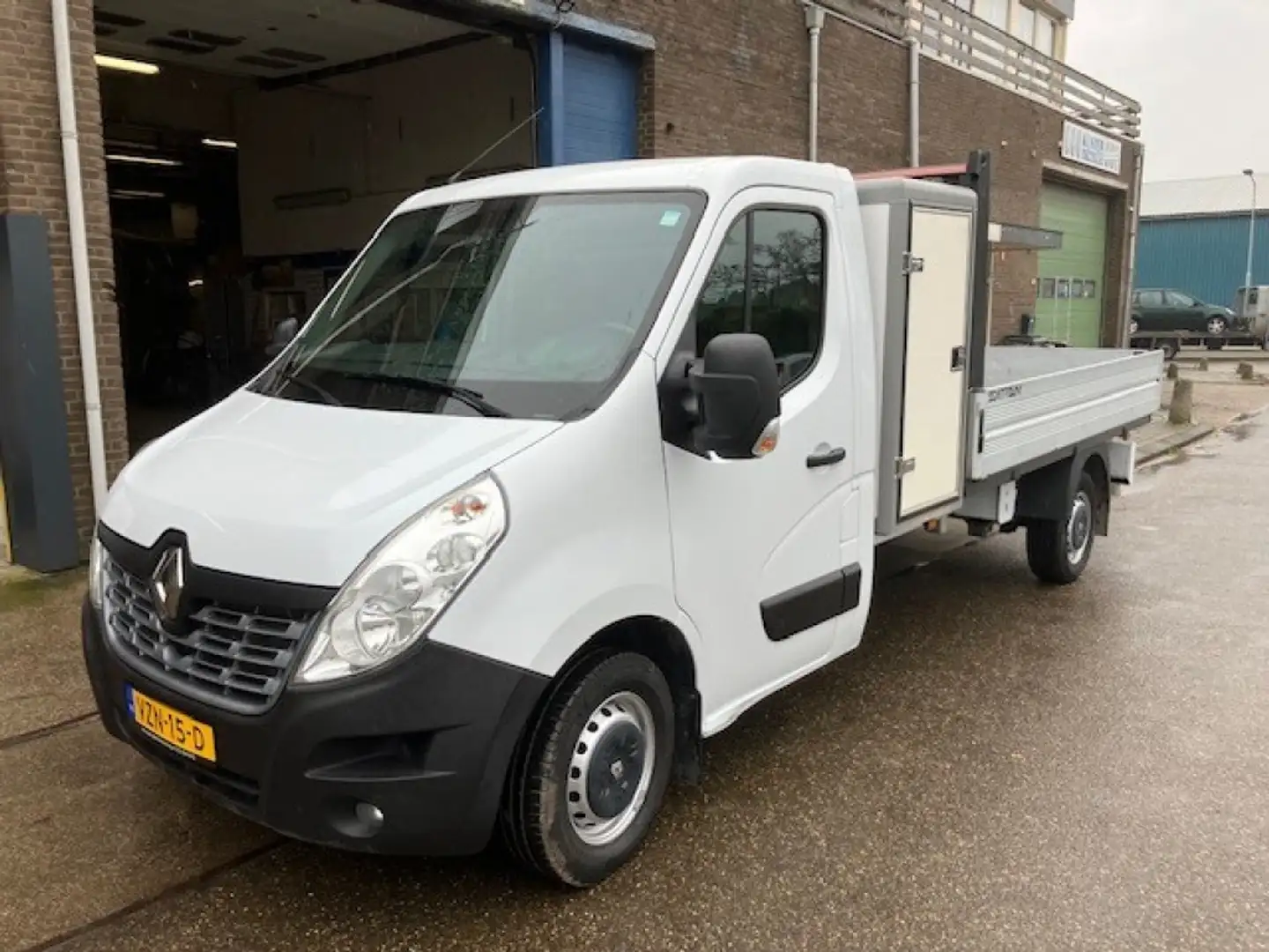 Renault Master Enkel Cabine Pickup Wit - 1