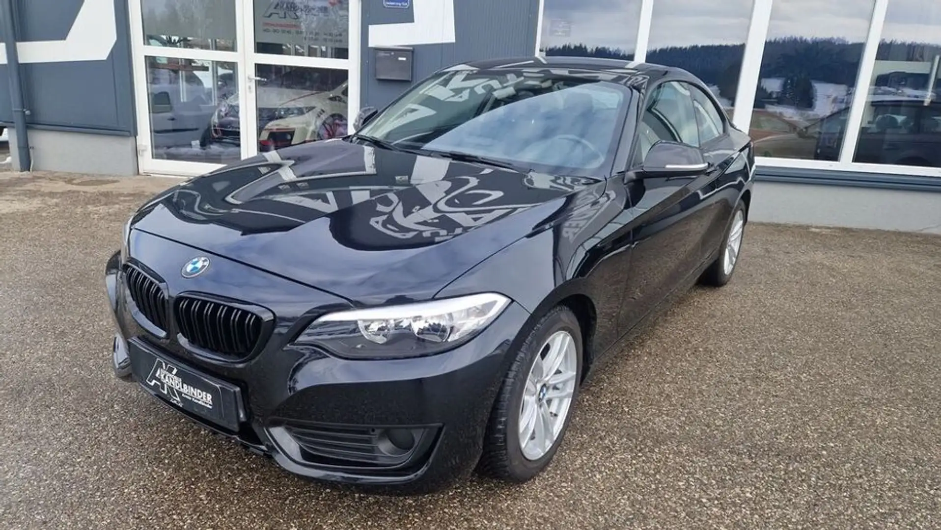 BMW 218 d Coupé Österreich-Paket ''2.Besitz'' Schwarz - 1