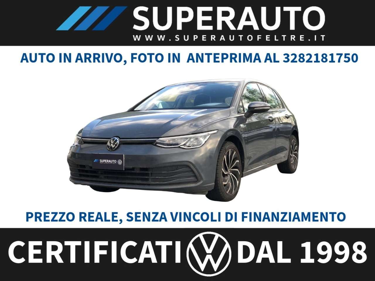 Volkswagen Golf 1.0 eTSI EVO DSG *CERCHI LEGA*PADDLE AL VOLANTE*