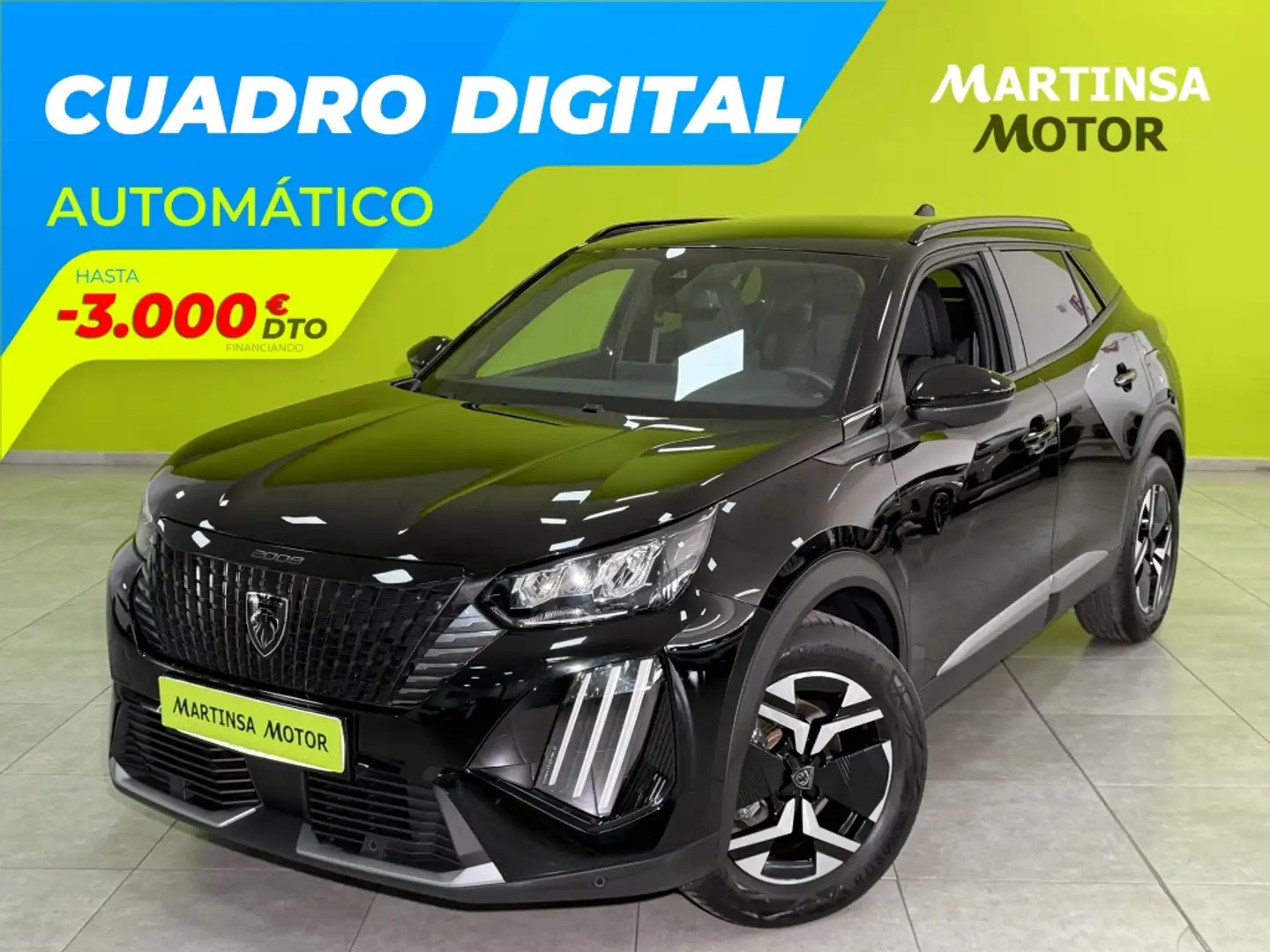 Peugeot 2008 Hybrid Allure eDCS6 145 Negro - 1