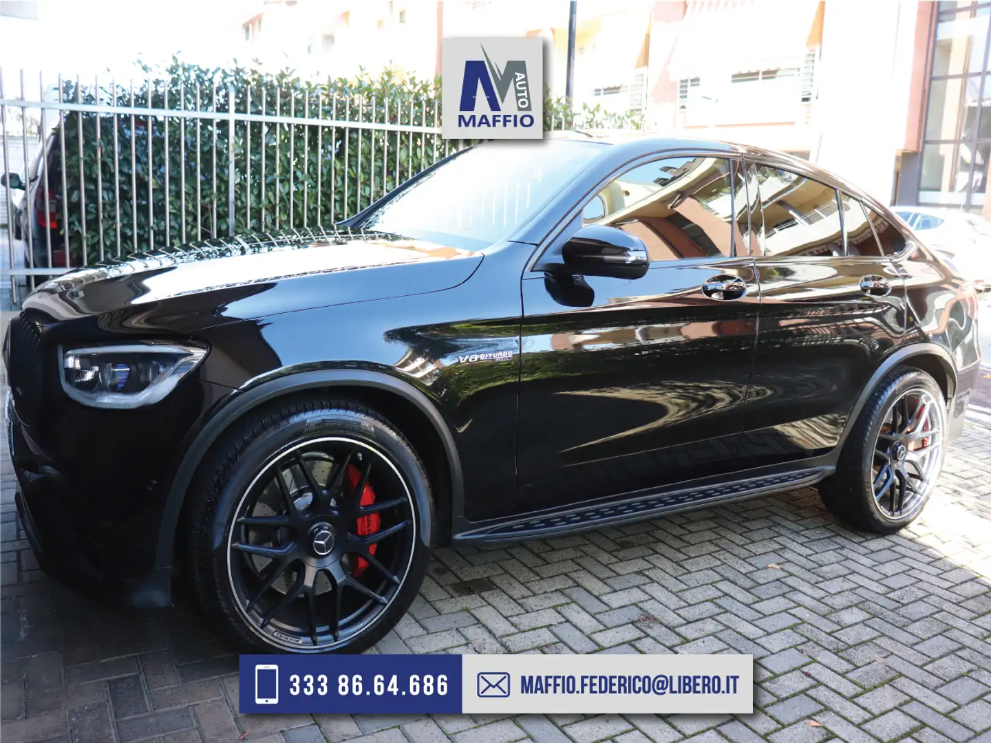 Mercedes-Benz GLC 63 AMG GLC COUPE 63 AMG 4MATIC AUTO+TOTAL BLACK+FULL OPTI Schwarz - 1