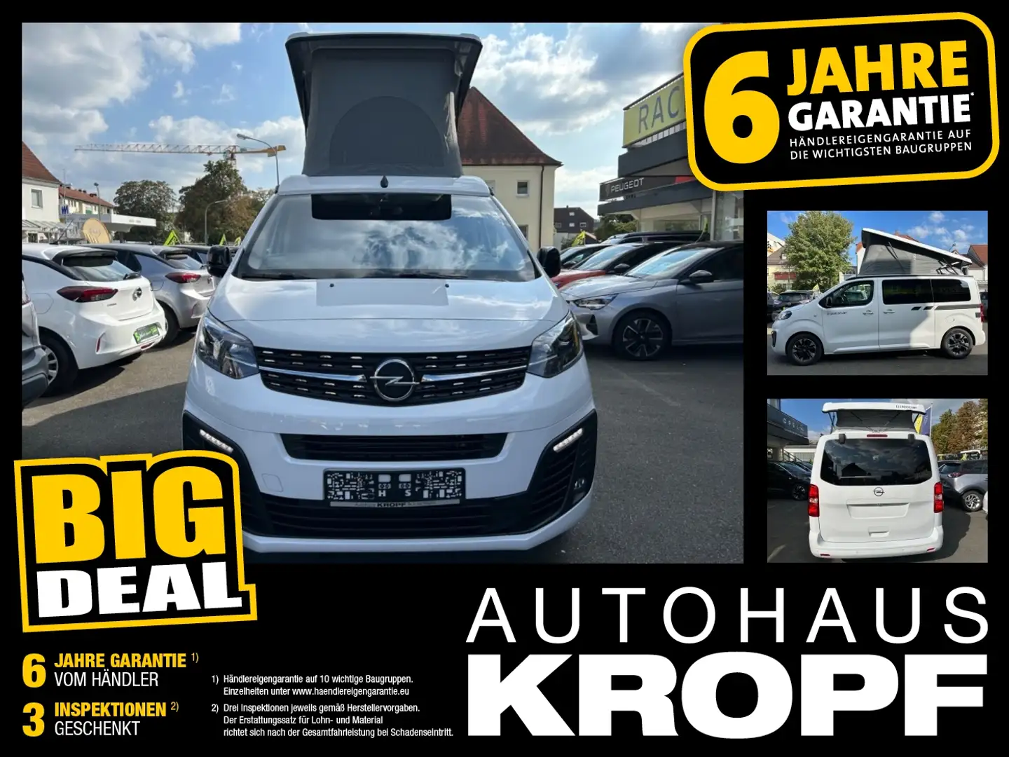 Opel Zafira Life Zafira CROSSCAMP 2.0 D Fin. ab 2,99% Campingbus Blanc - 1