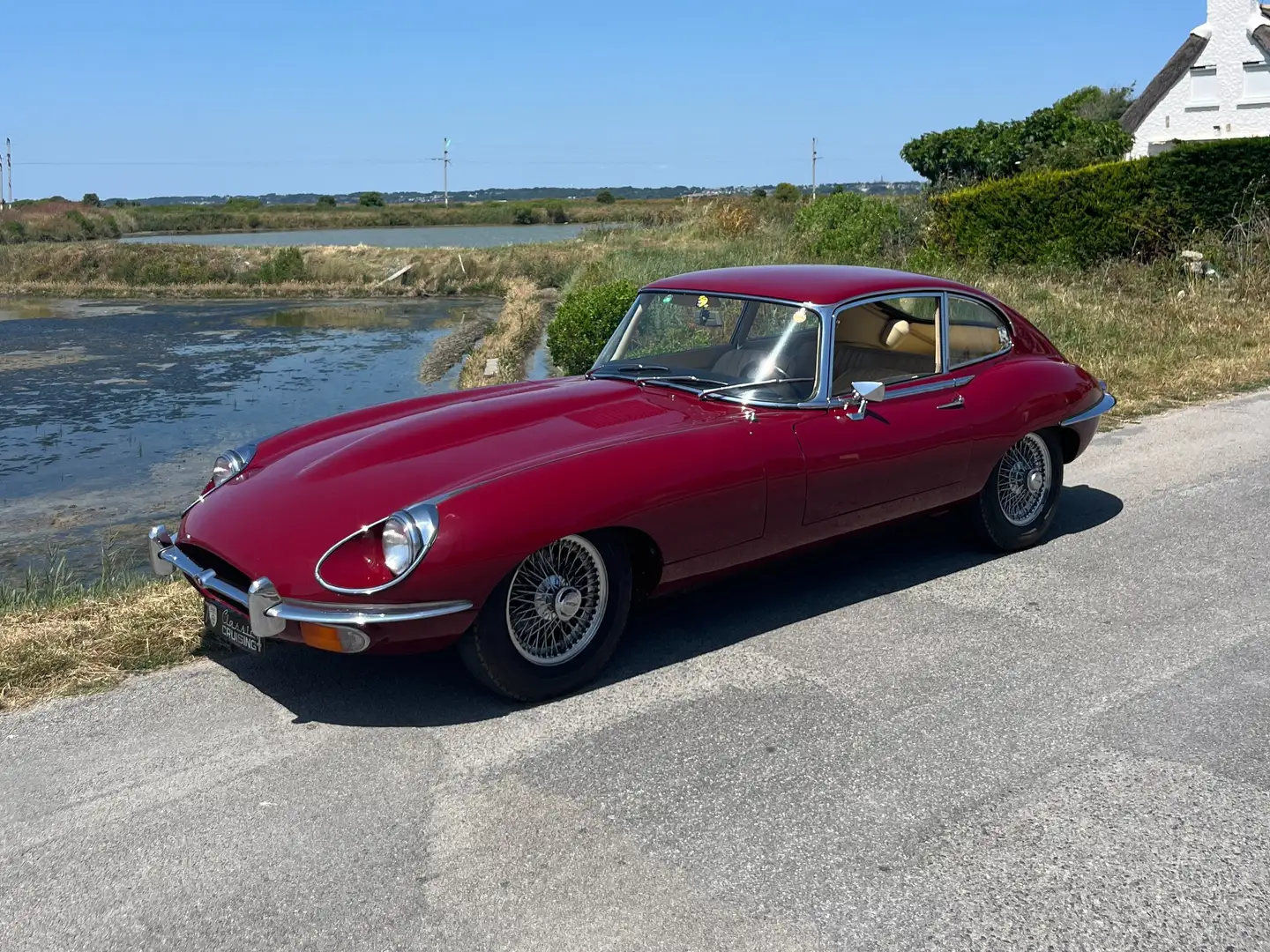 Jaguar E-Type 1/2 4.2L Rood - 1