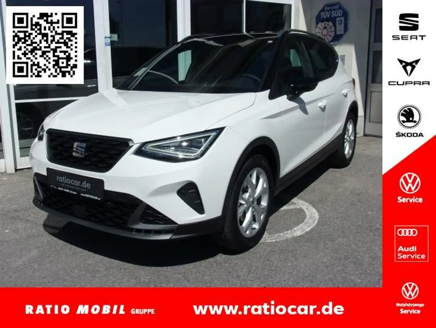 SEAT Arona ARONA FR 1.0 TSI SITZH. EINPARKH. FULL-LINK Blanco - 1