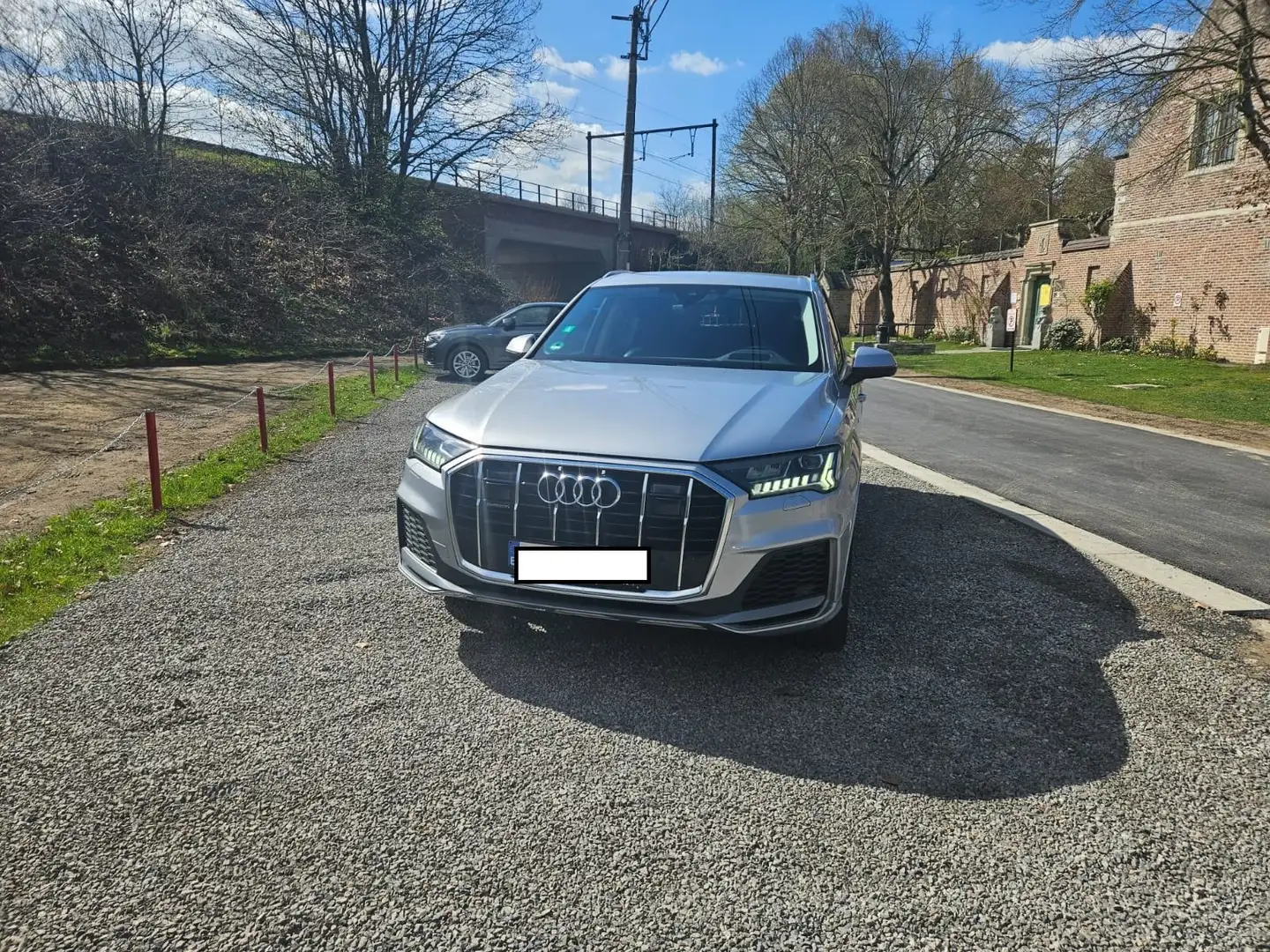 Audi Q7 Q7 50 TDI quattro tiptronic S line Argent - 1
