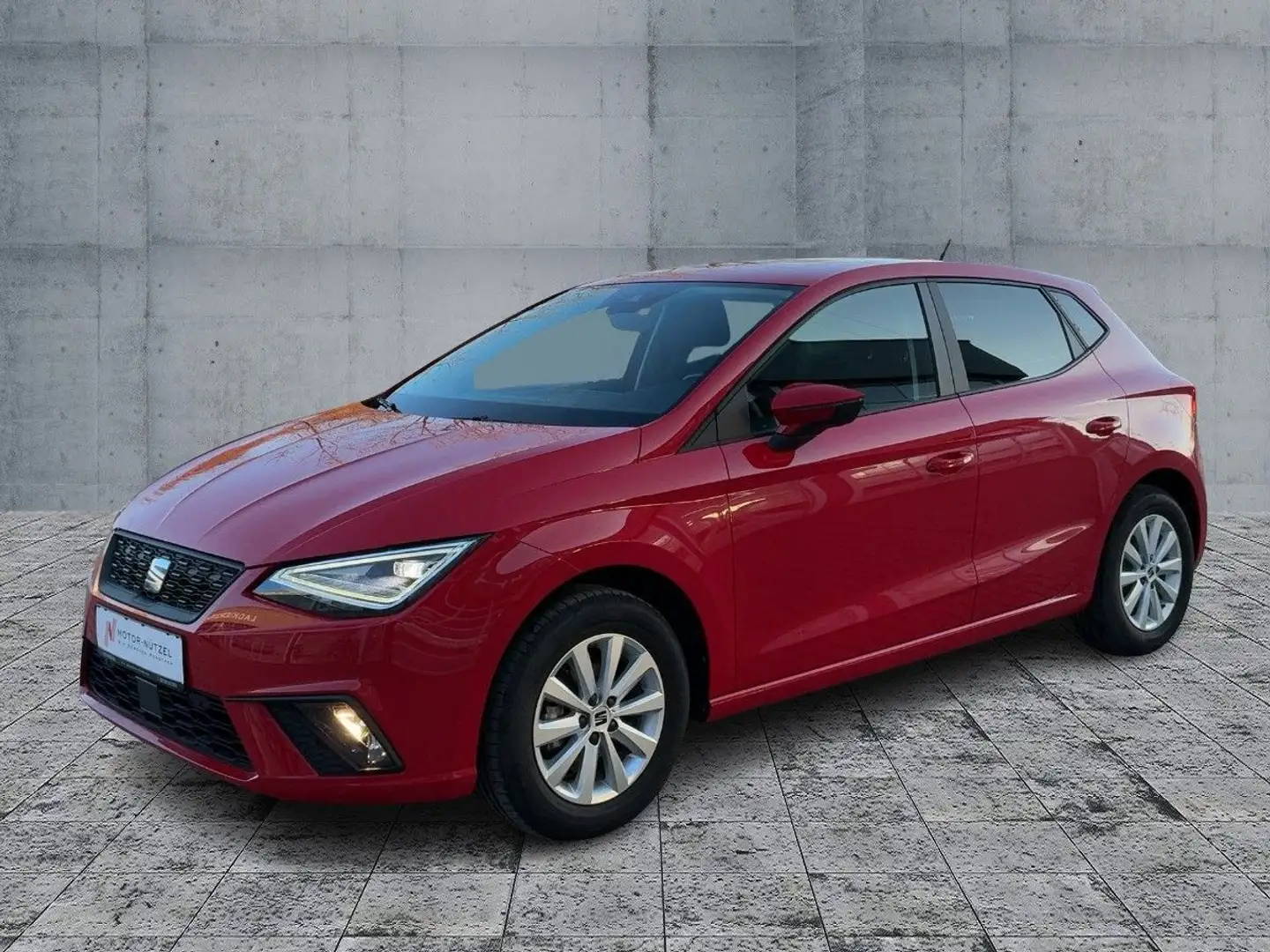 SEAT Ibiza 1.0 TSI STYLE Voll-LED+NAVI+ACC+SHZ *8tkm* Rot - 2