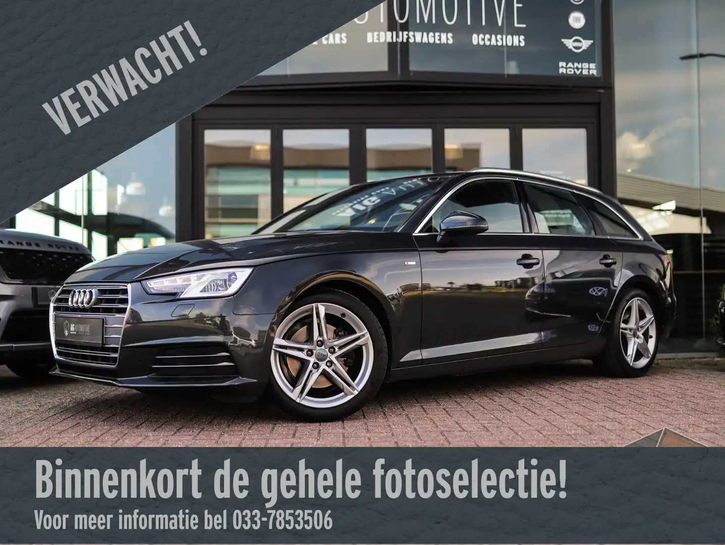 Audi A4 Avant 1.4 TFSI Sport S line black edition | Keyles Grijs - 1