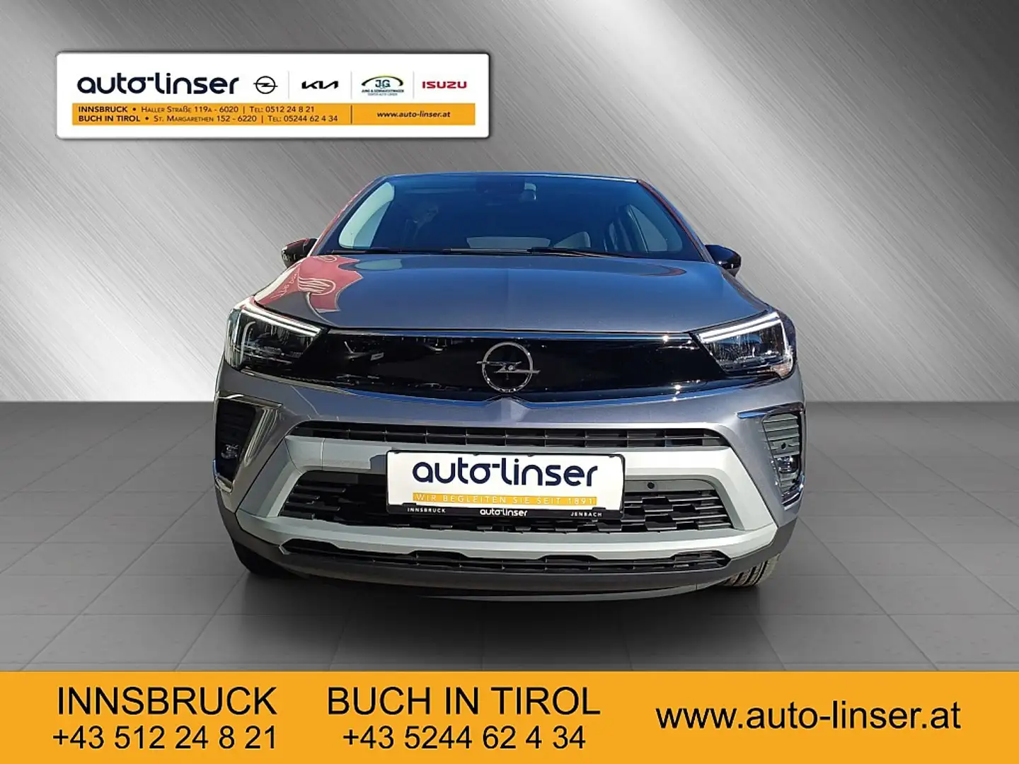 Opel Crossland 1,2 Turbo Elegance Gris - 2