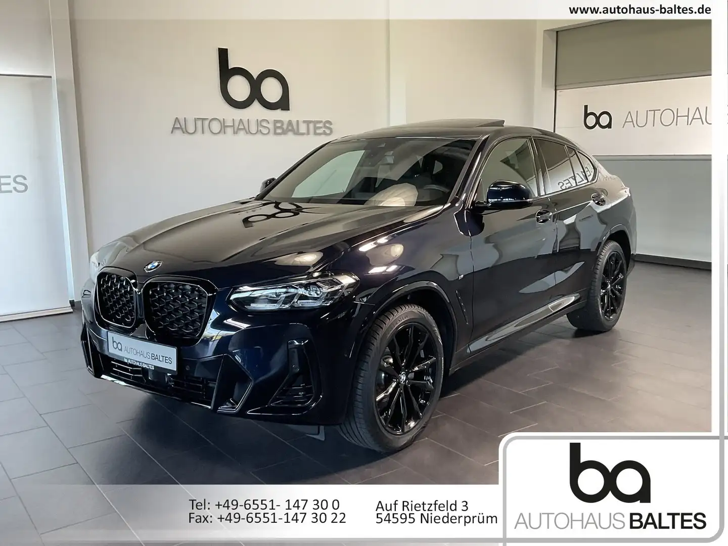 BMW X4 X4 xDrive20d M Sport 20"/Pano/ACC/Park/LED/LCPlus Schwarz - 1