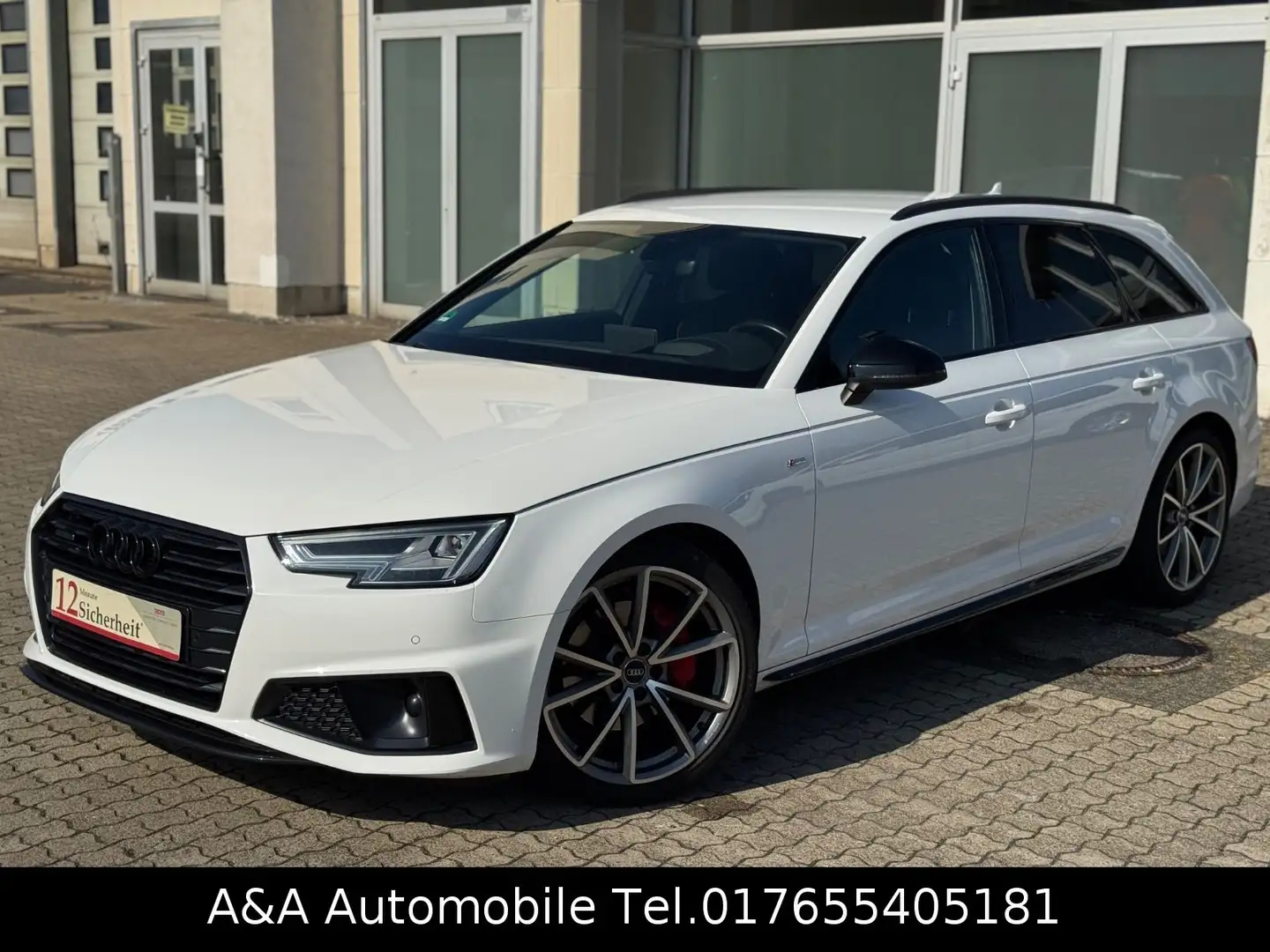 Audi A4 Avant 40 TDI quattro sport S-Line Black Blanc - 2