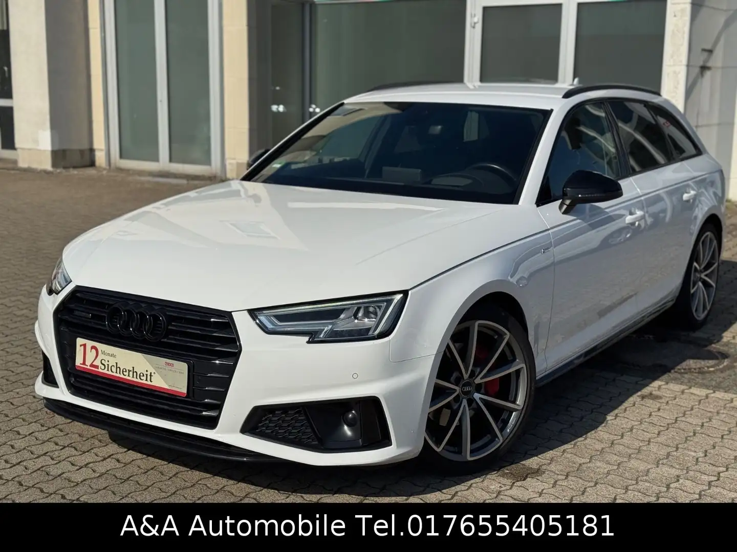 Audi A4 Avant 40 TDI quattro sport S-Line Black Blanc - 1
