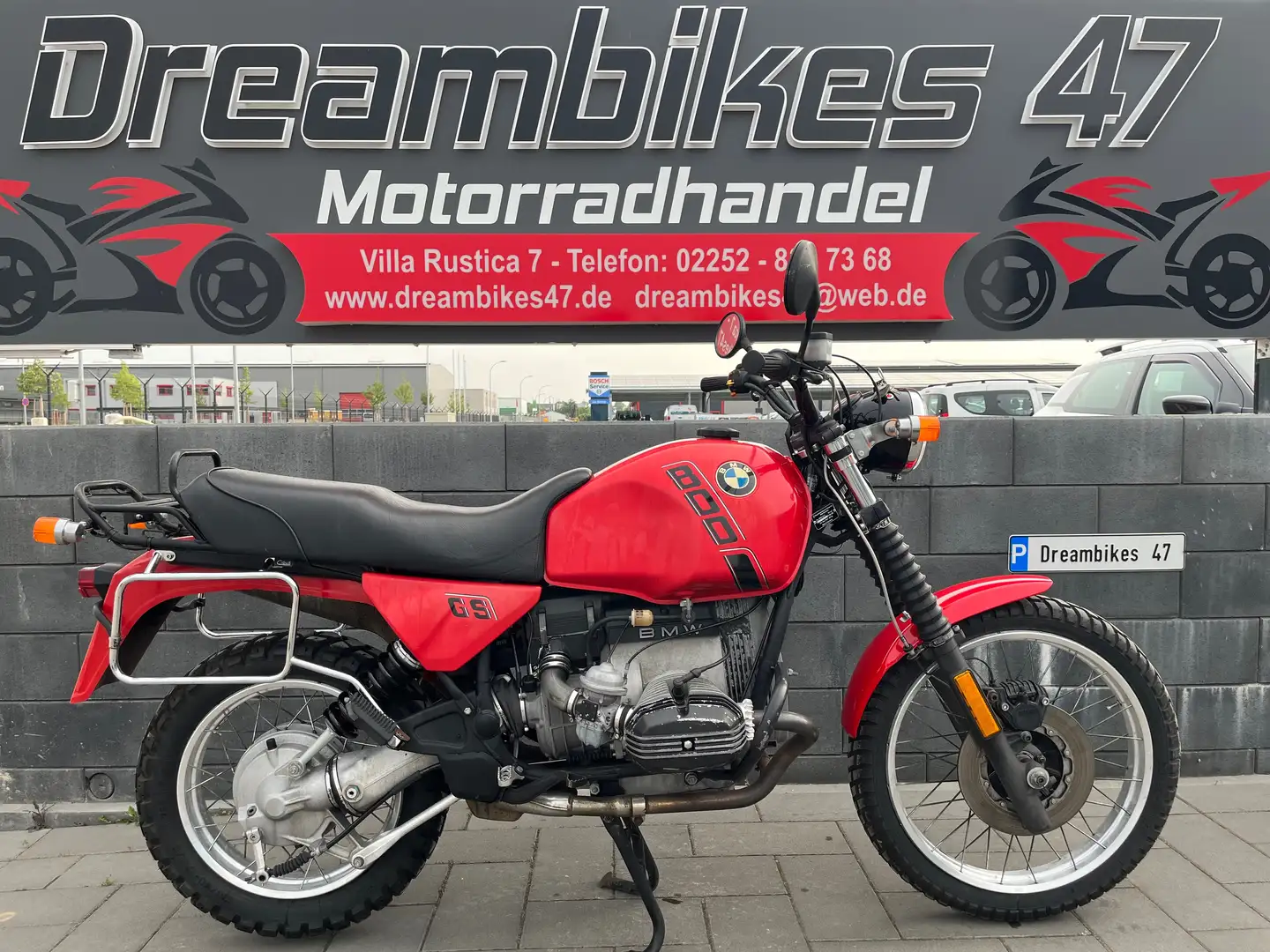 BMW R 80 GS **247 E**LIEBHABER**GUTER ZUSTAND**HU NEU** Rot - 1