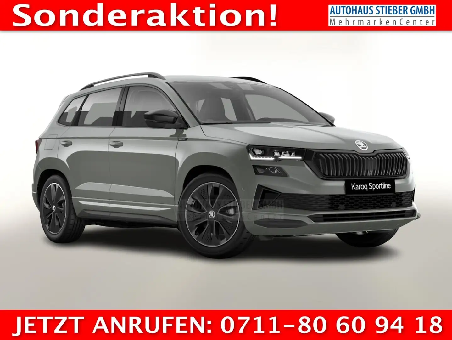 Skoda Karoq Sportline DSG Sportl Matrix Nav 360 Canton ACC ... Grau - 1
